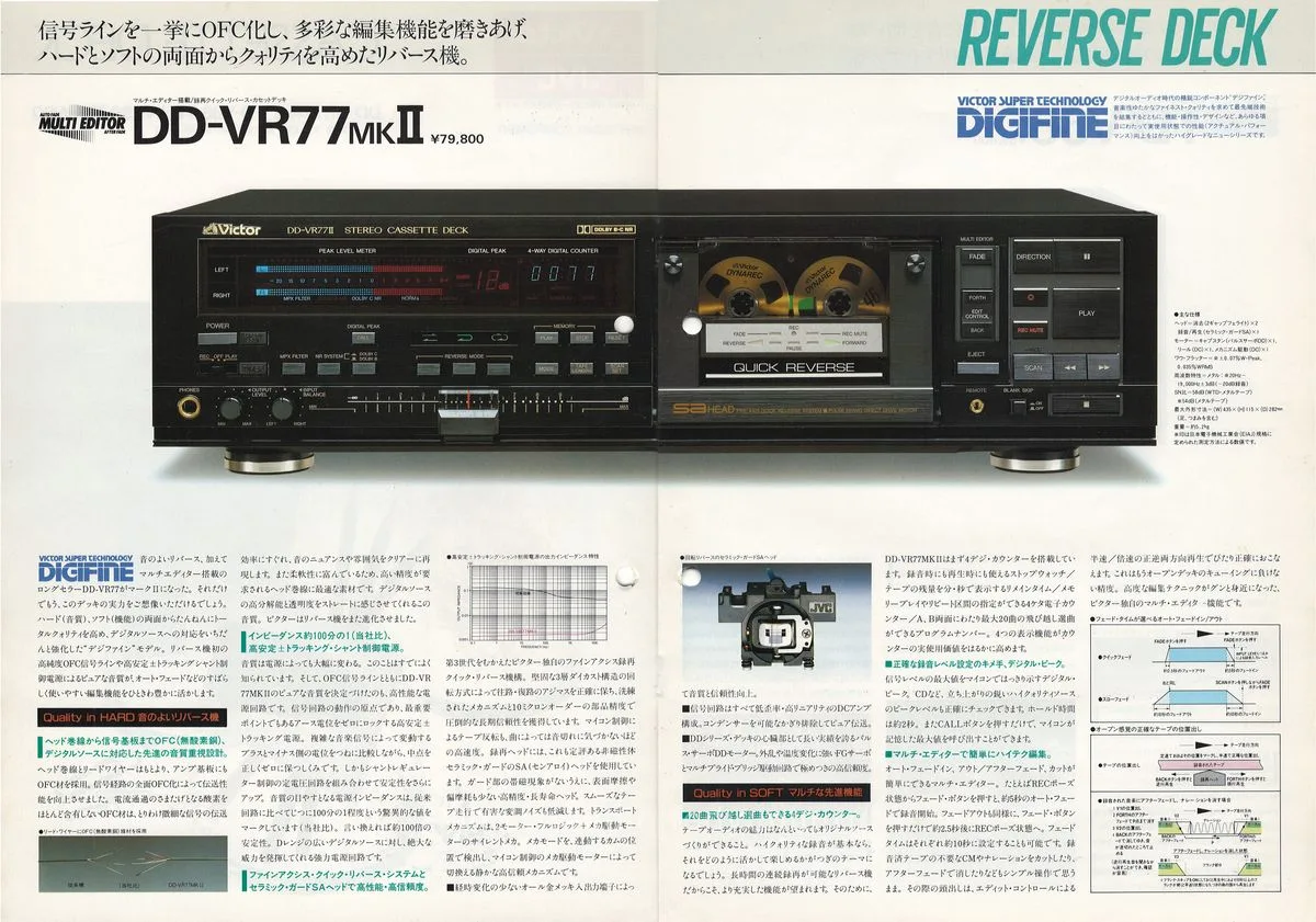 JVC-VICTOR Cassette Decks — 2