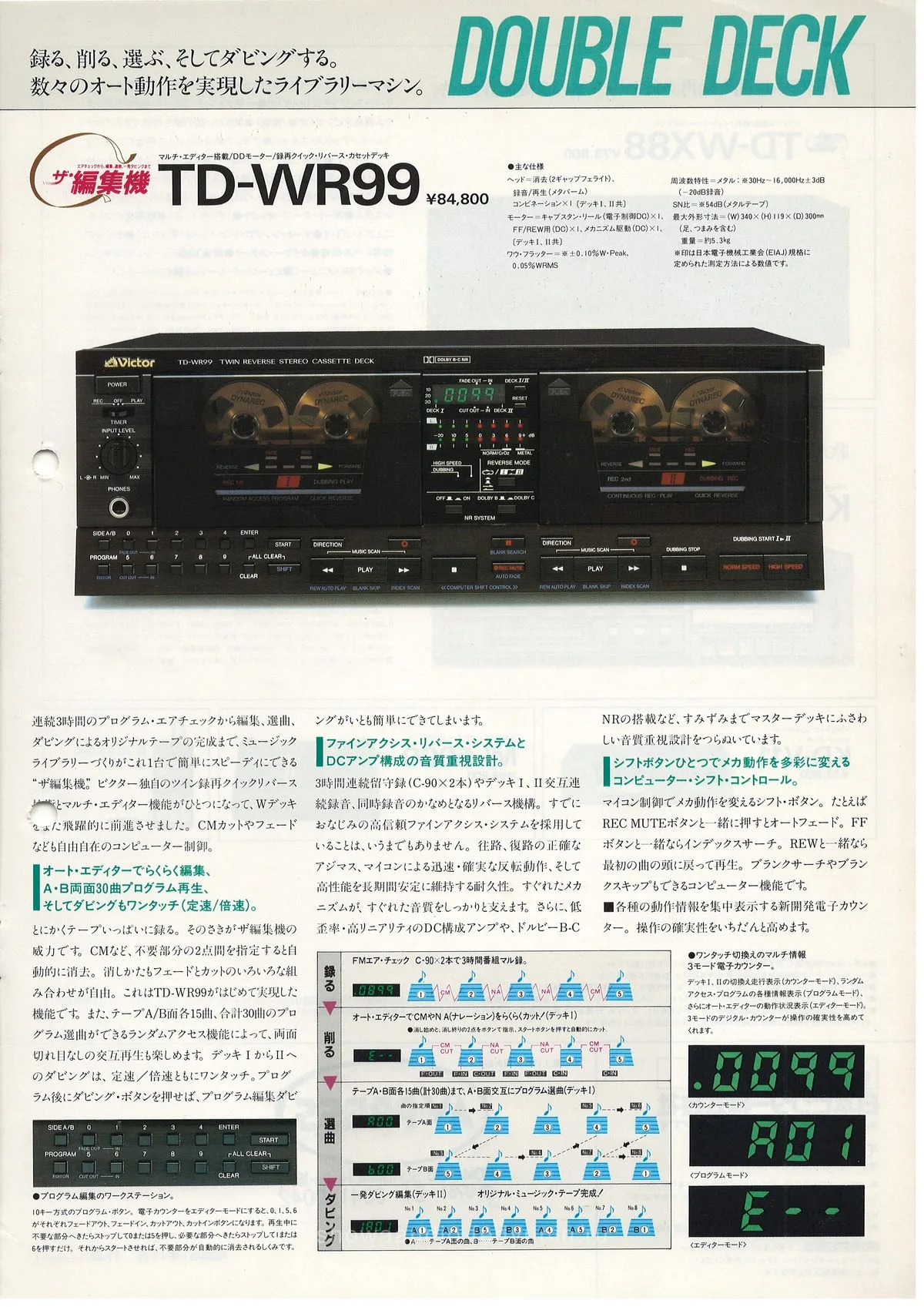 JVC-VICTOR Cassette Decks — 5