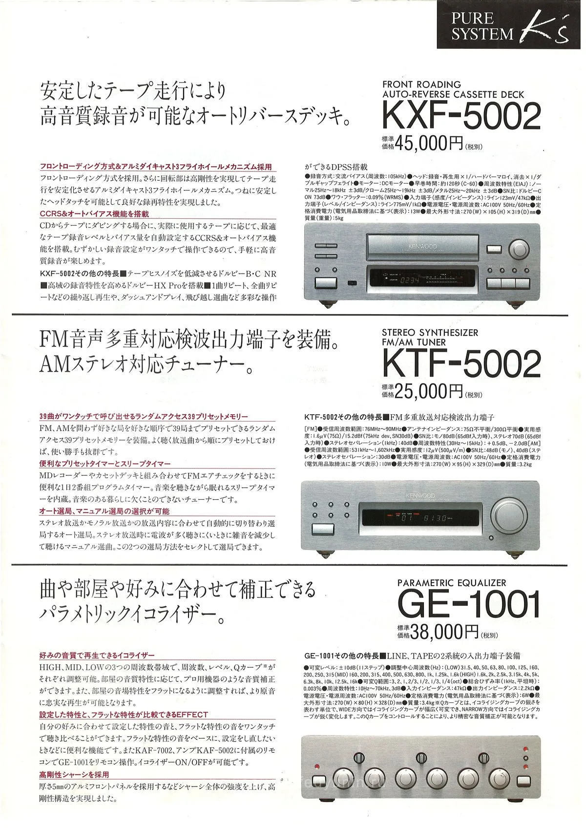 KENWOOD Separate Components - 23