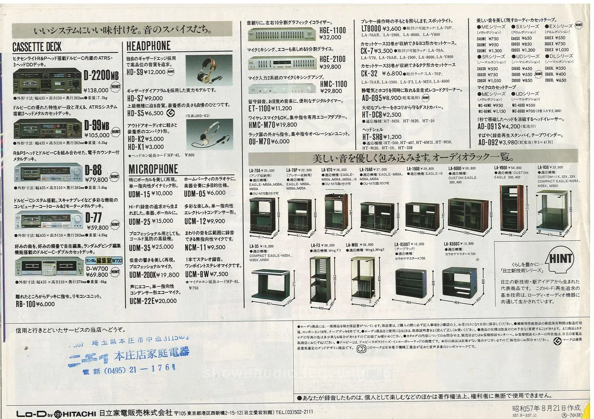Lo-D Stereo System — 20