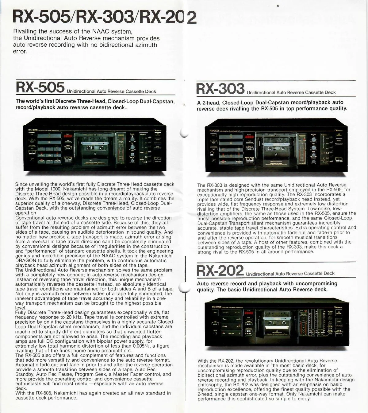 Nakamichi Home Audio Products — 6