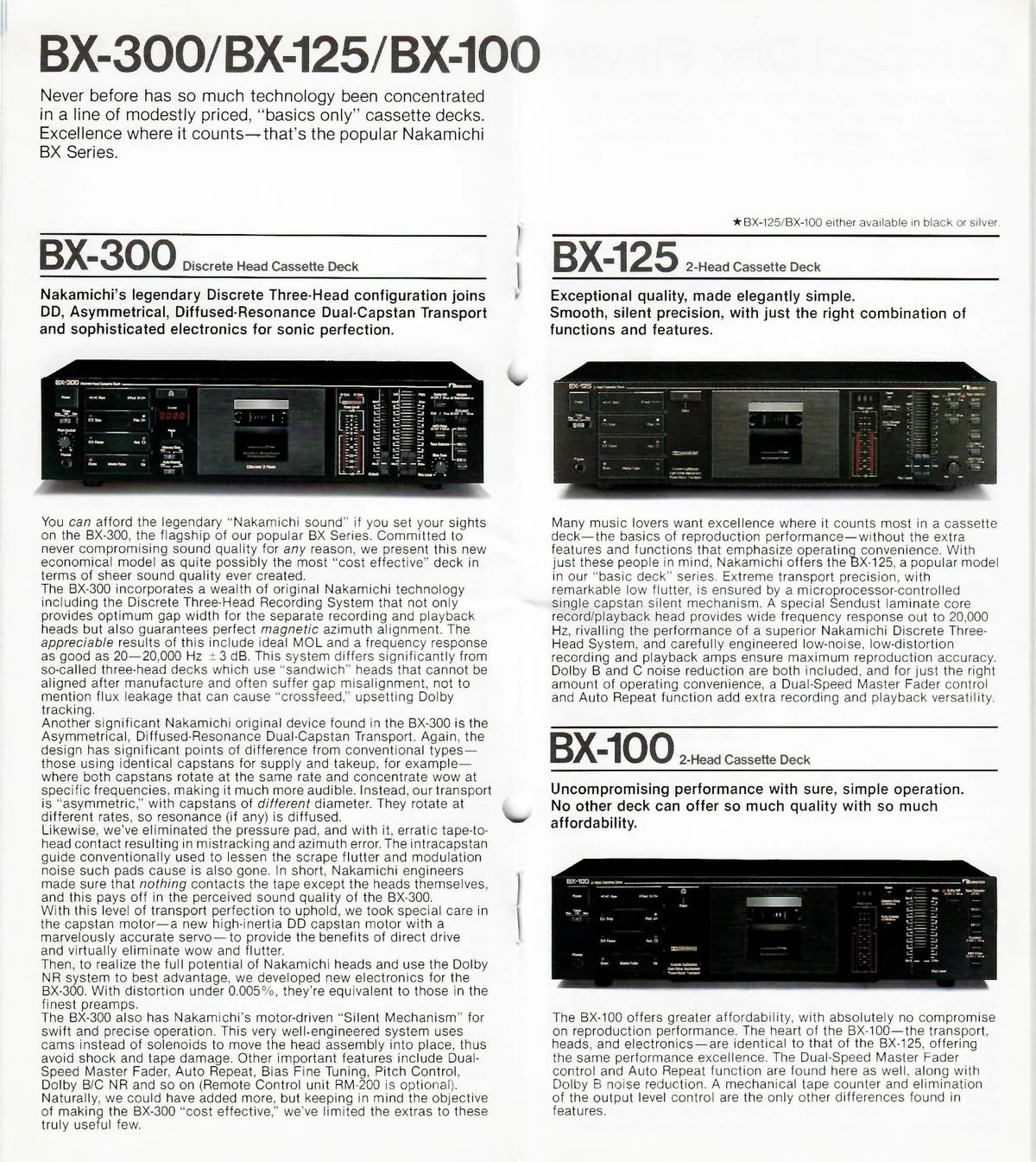 Nakamichi Home Audio Products — 9
