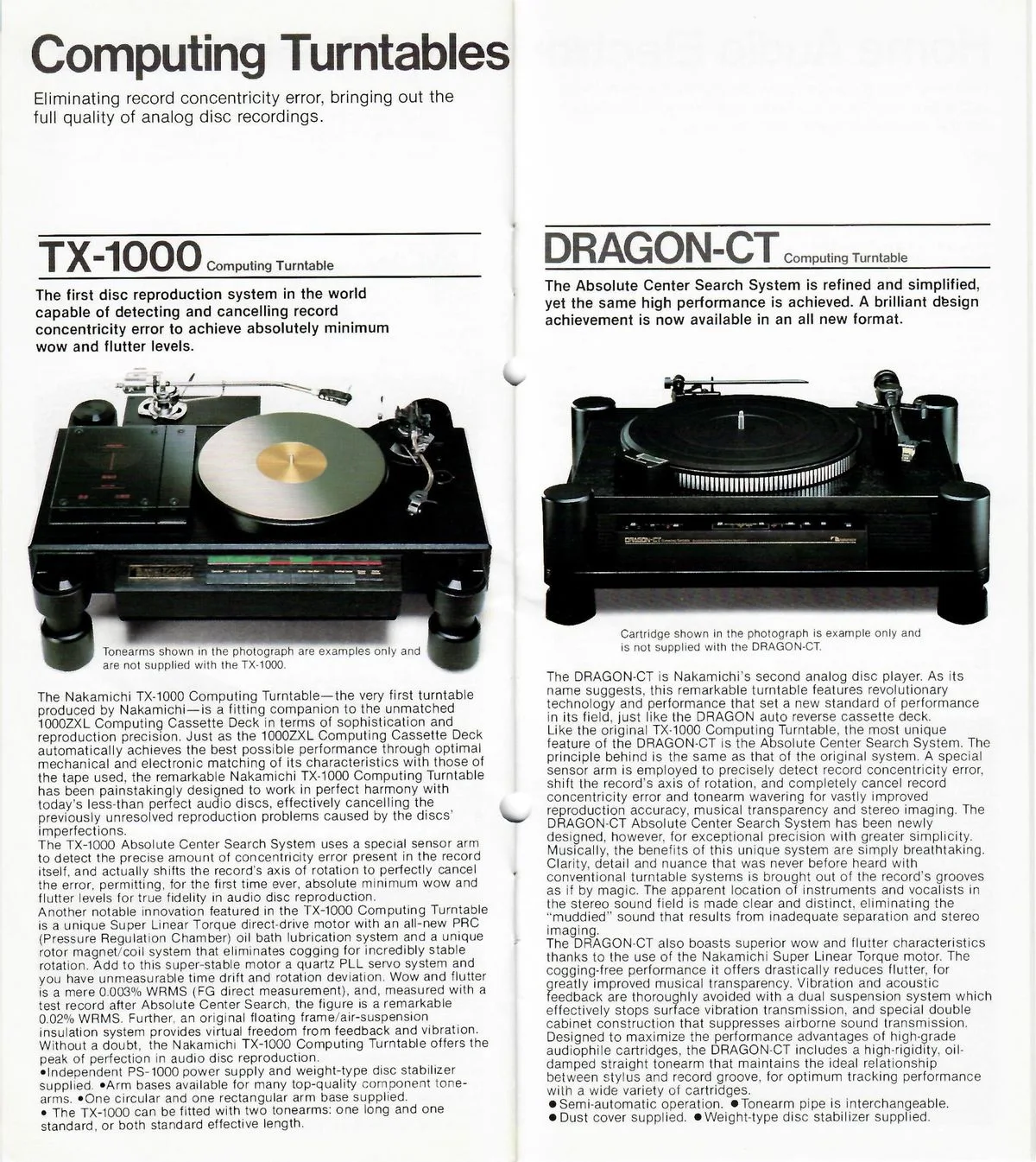 Nakamichi Home Audio Products — 11