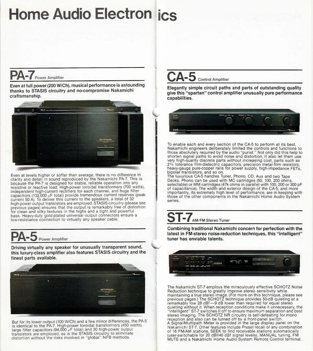 Nakamichi Home Audio Products — 13