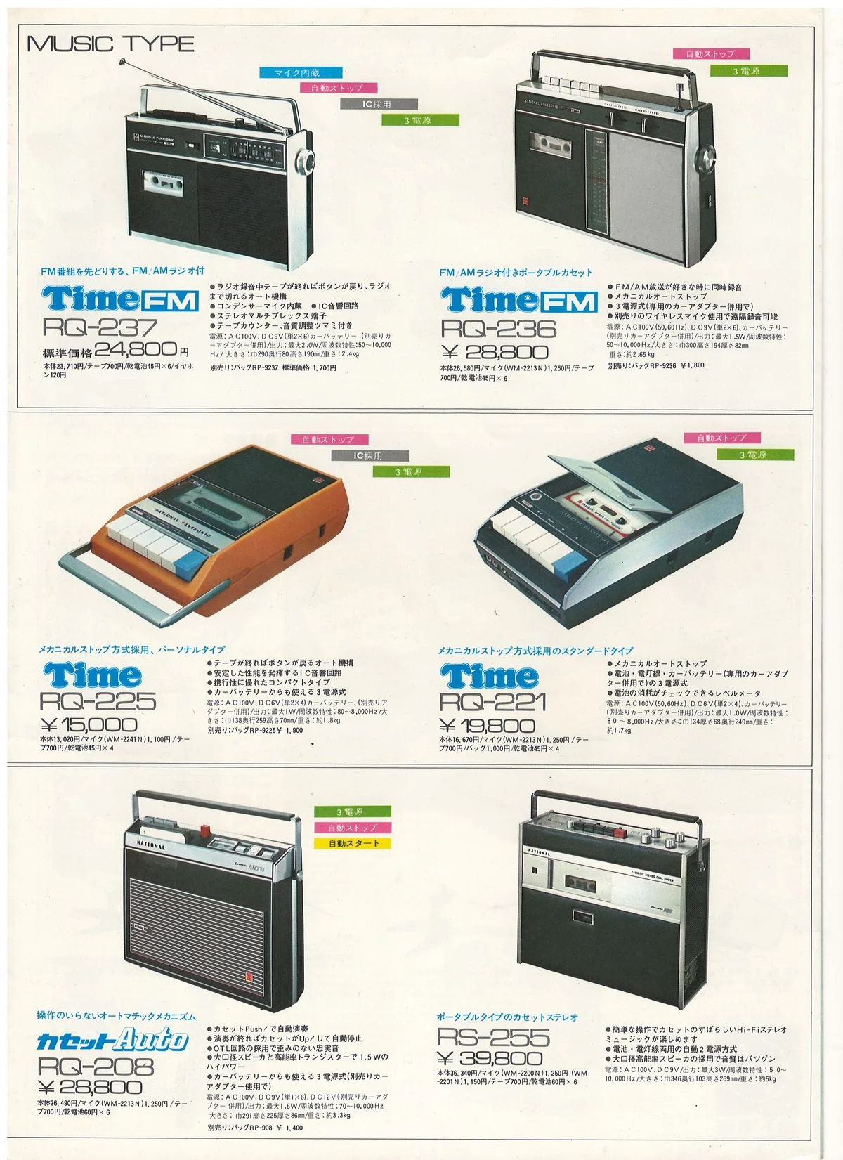 National Tape Recorders — 3