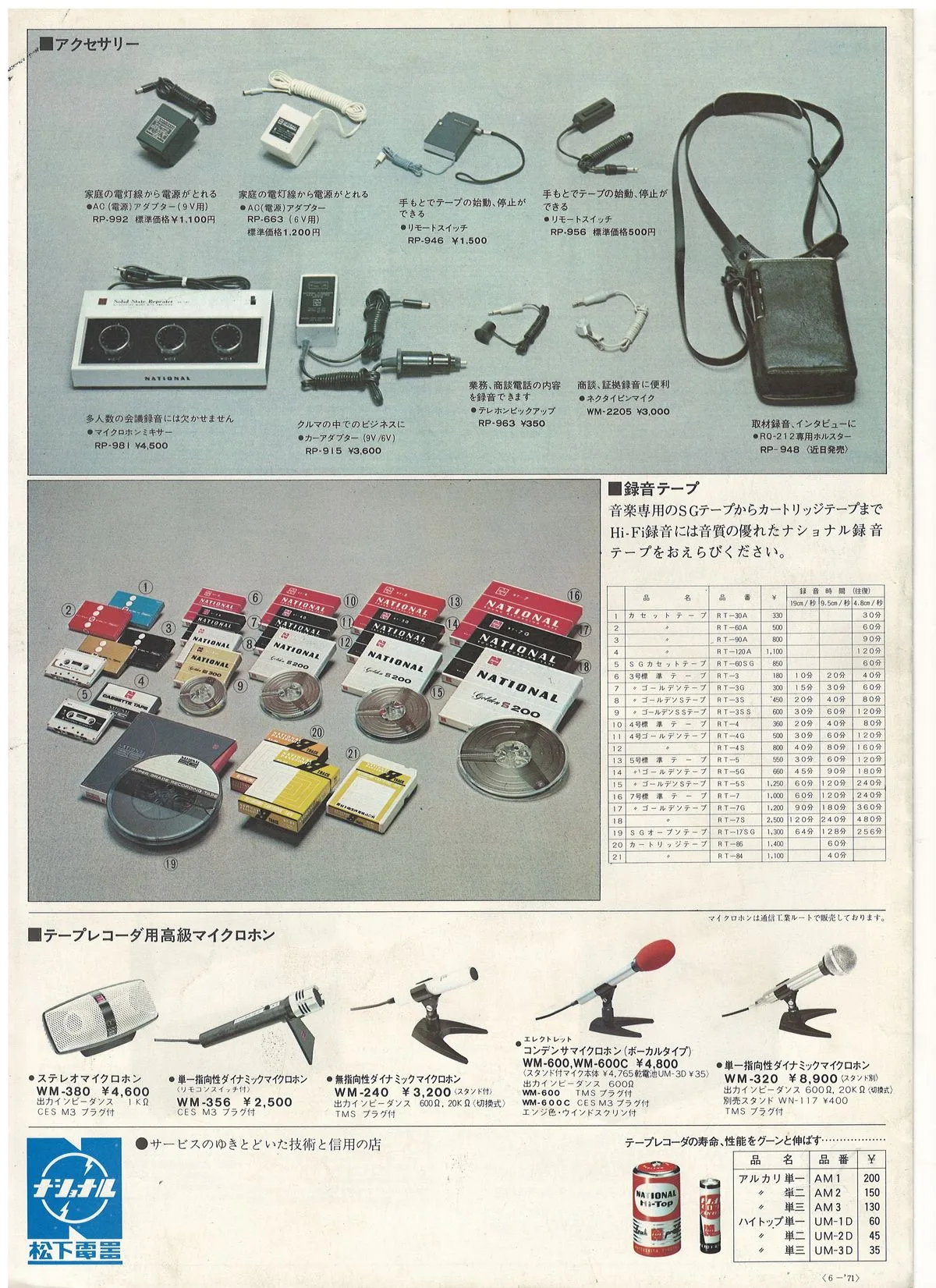 National Tape Recorders — 6