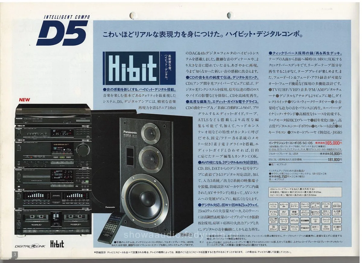 Panasonic/Technics Hi-Fi Audio Catalog - 4