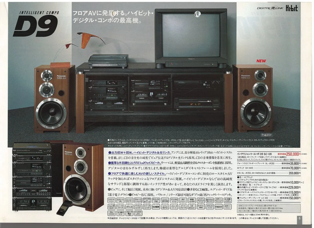 Panasonic/Technics Hi-Fi Audio Catalog - 7