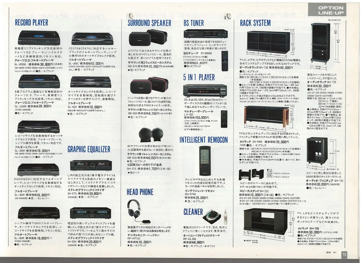Panasonic/Technics Hi-Fi Audio Catalog - 11