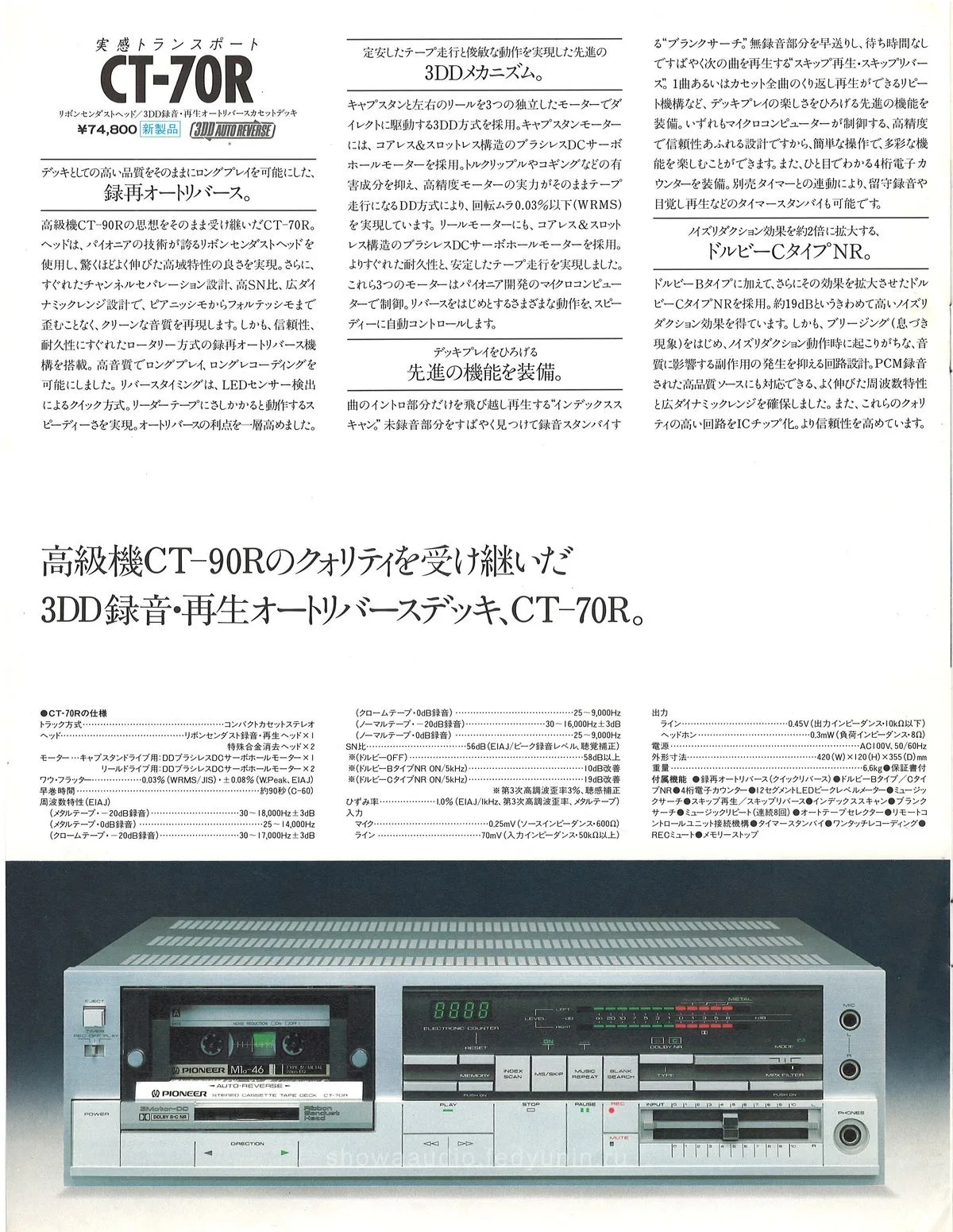 PIONEER Tape Decks — доп. 5