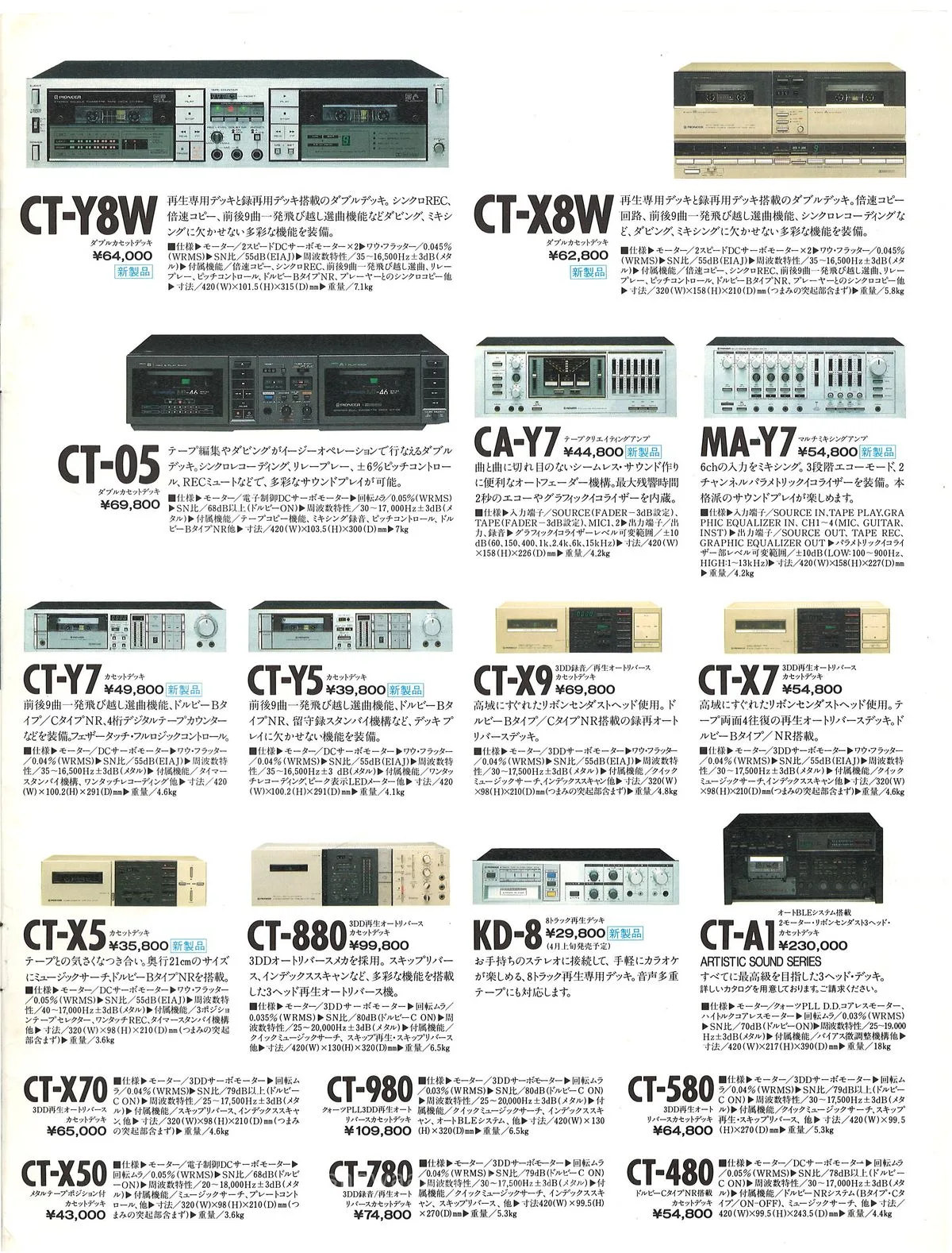 PIONEER Tape Decks — доп. 6