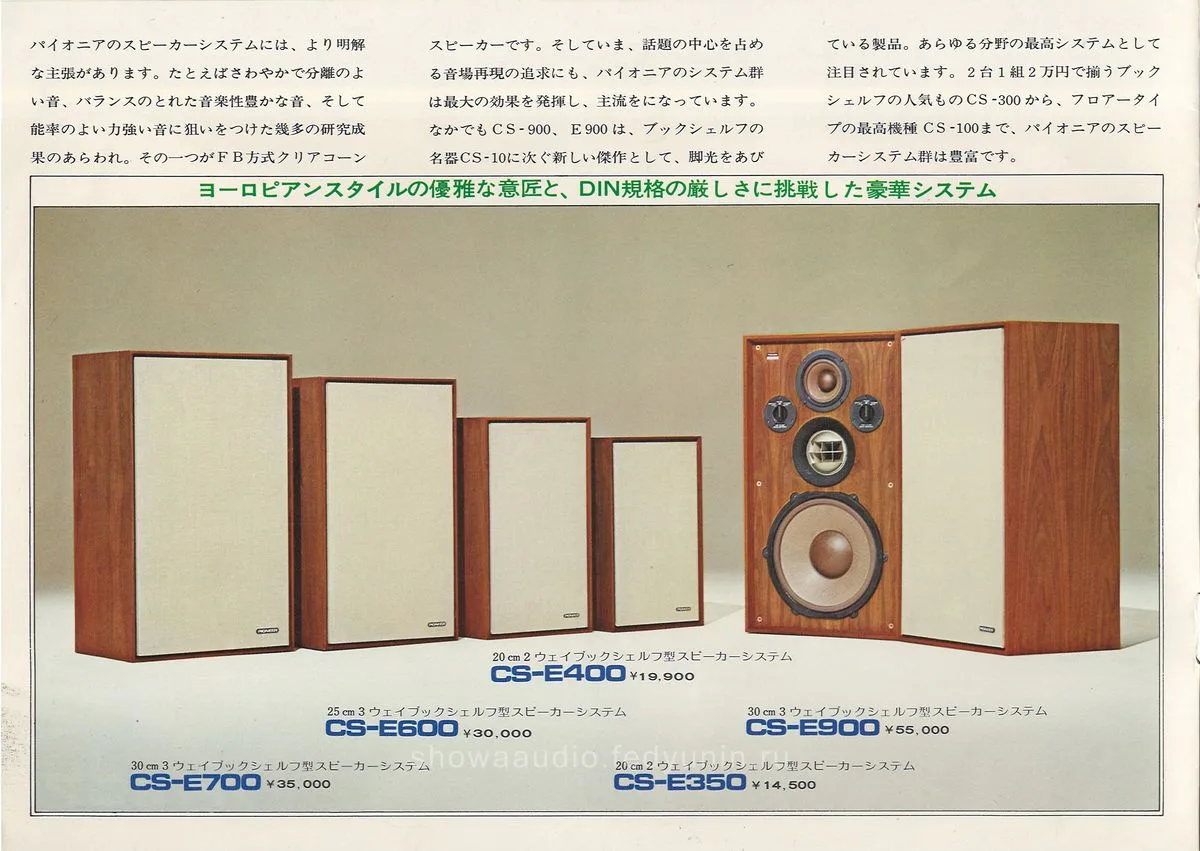 PIONEER Acoustic System — 2