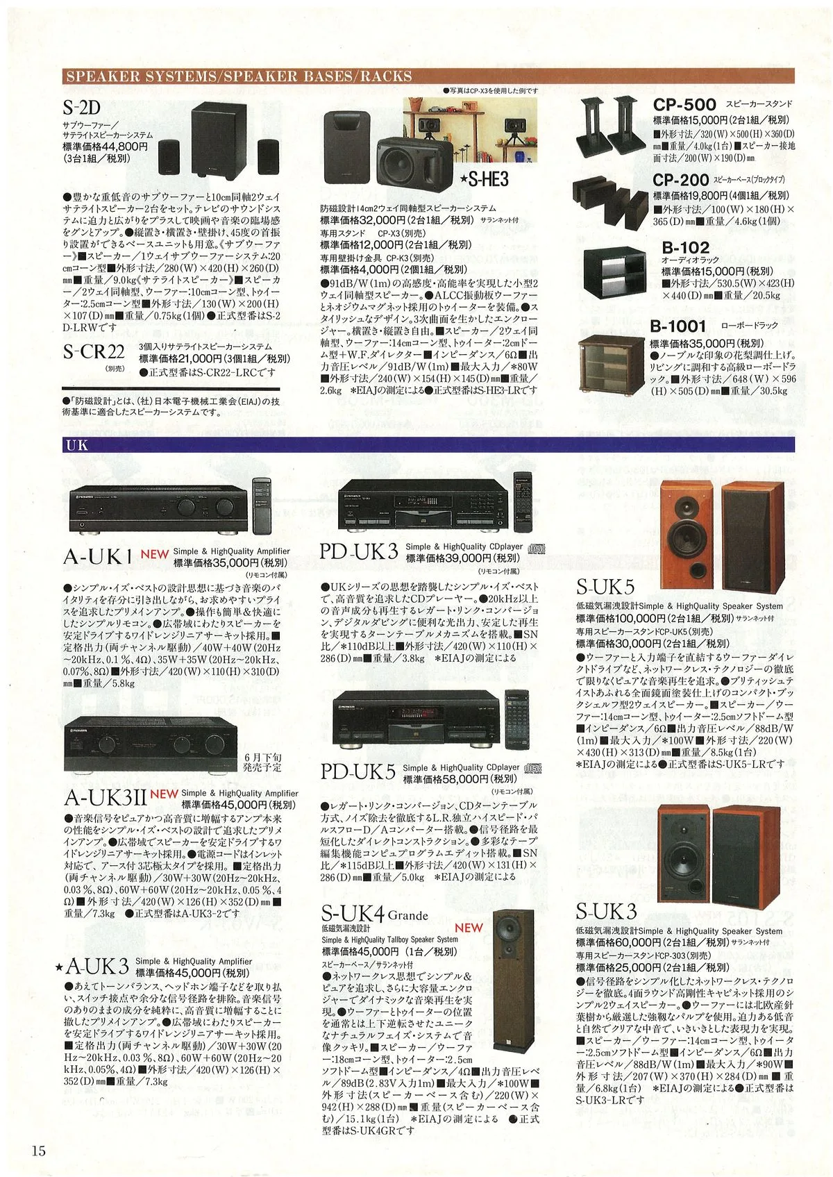 PIONEER All Products Summer '96 — 16