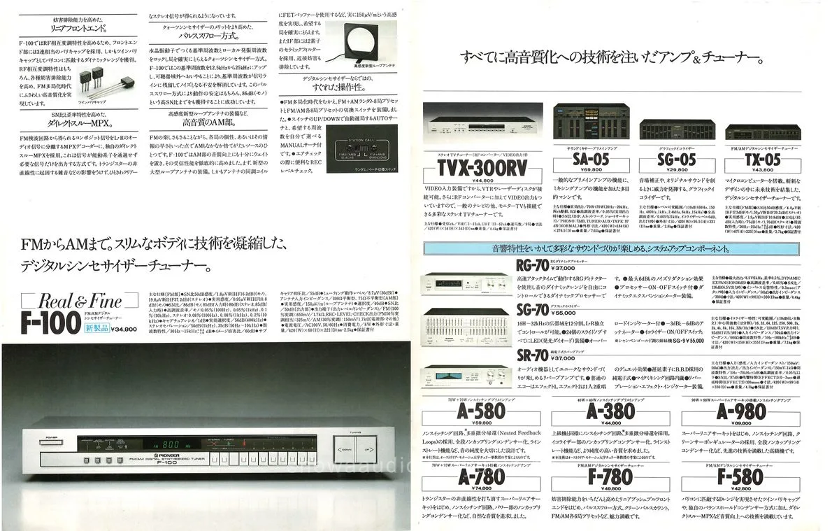 PIONEER Amplifiers & Tuners — 8