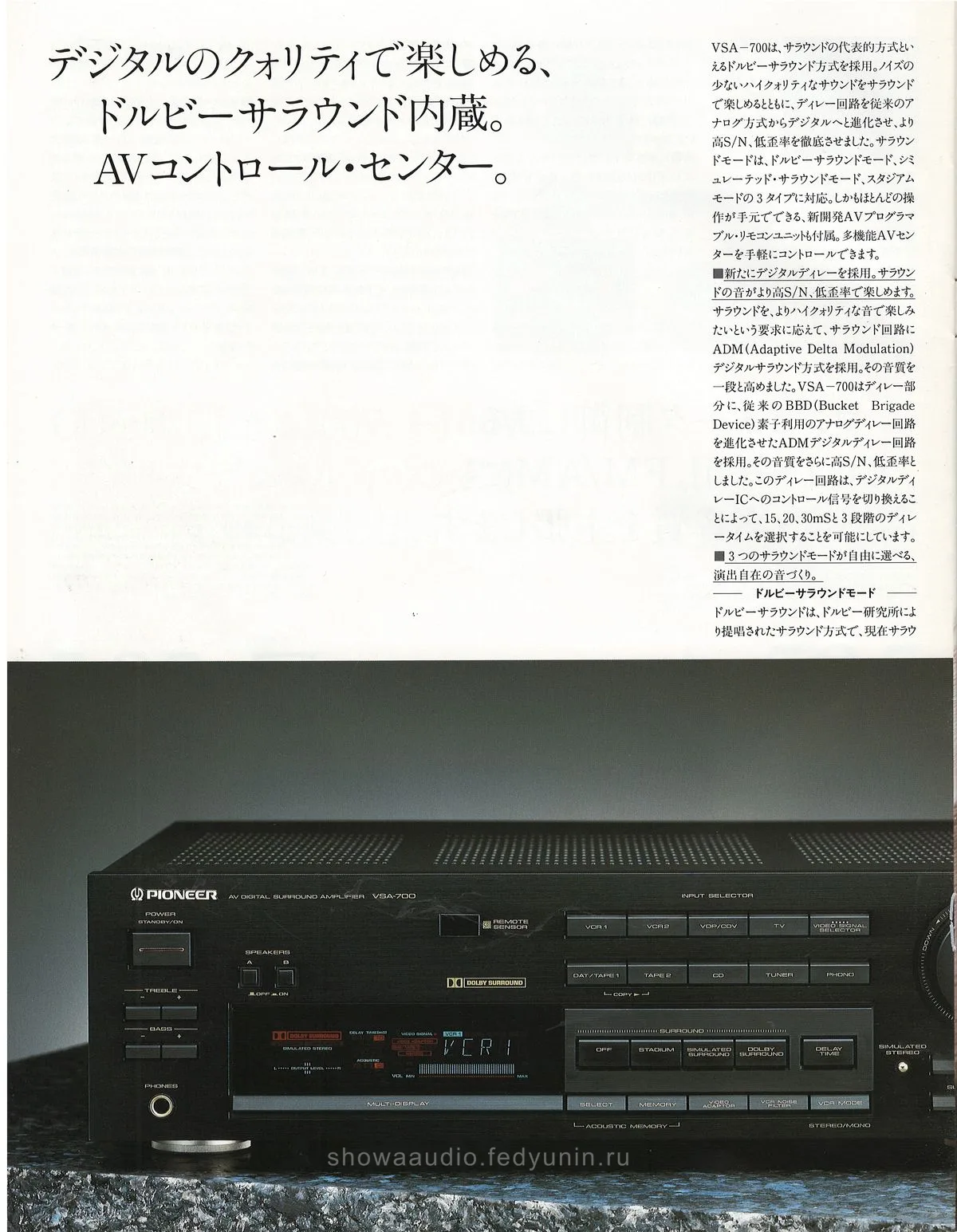 PIONEER Amplifiers & Tuners — extra 13