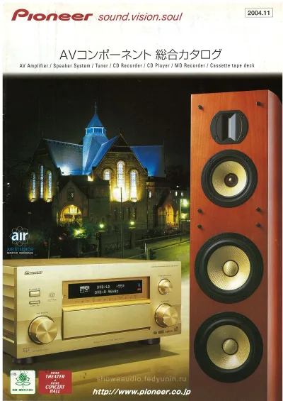 PIONEER AV Components Catalog 2004.11