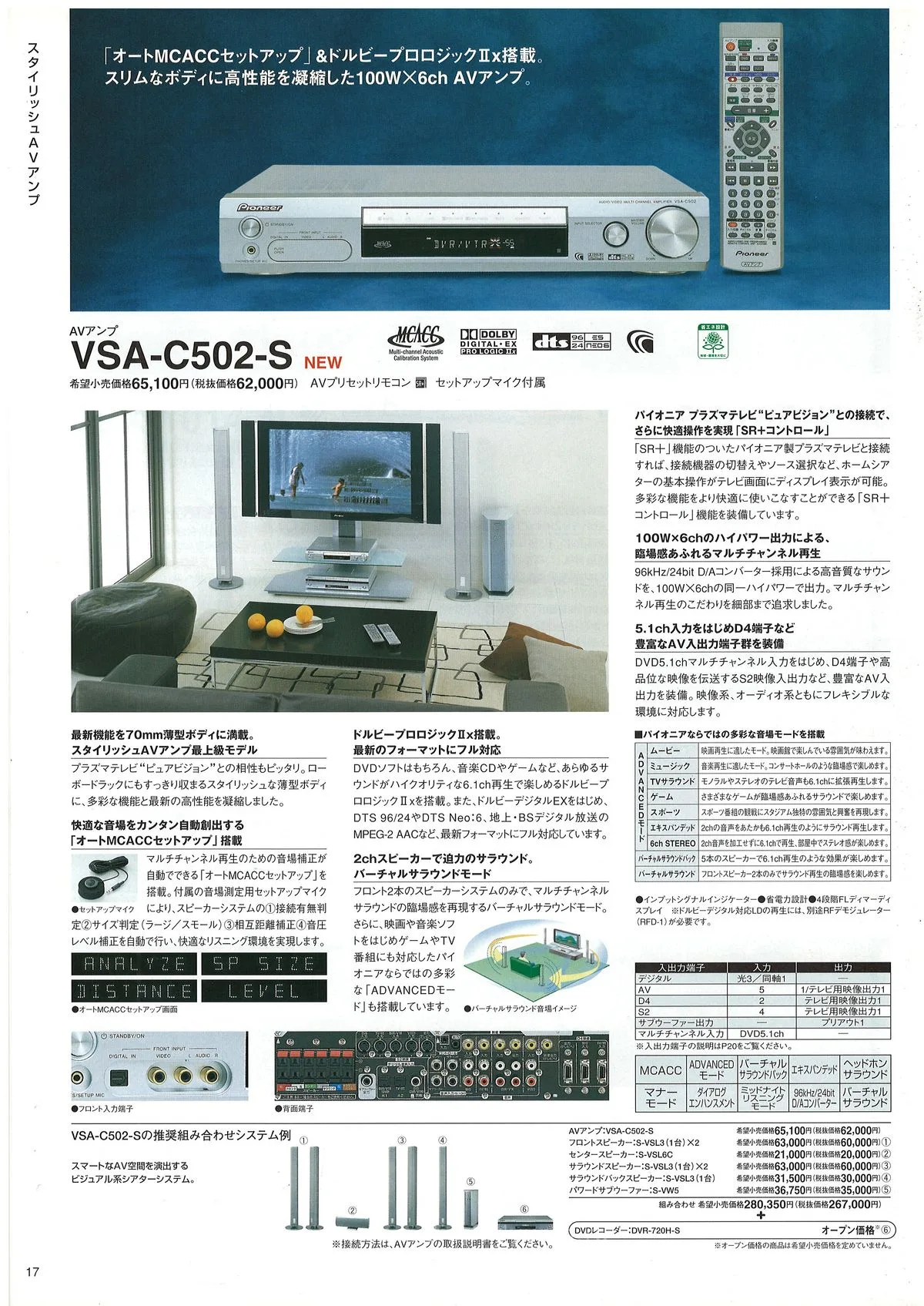 PIONEER AV Components Catalog 2004.11 — 18