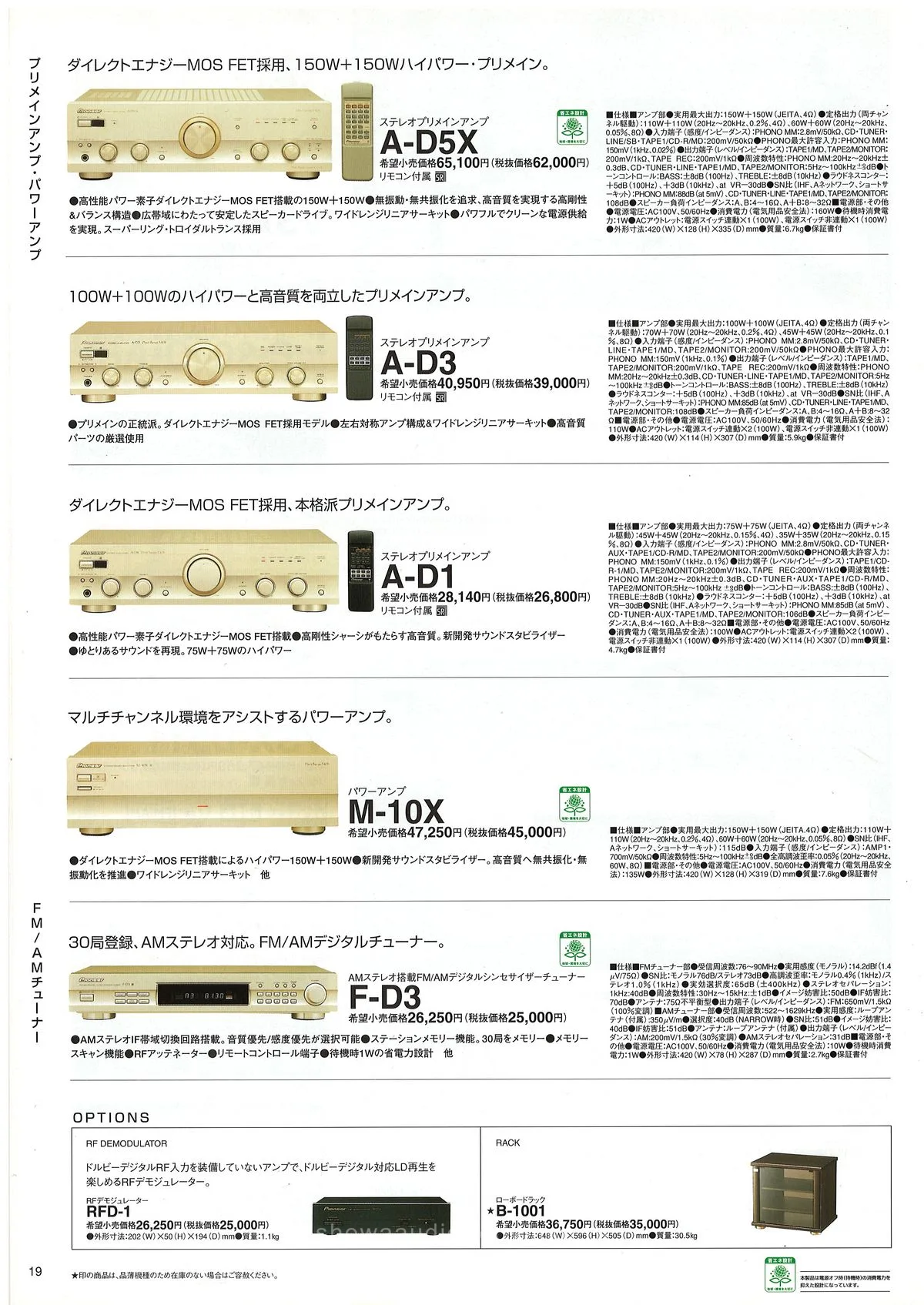 PIONEER AV Components Catalog 2004.11 — 20