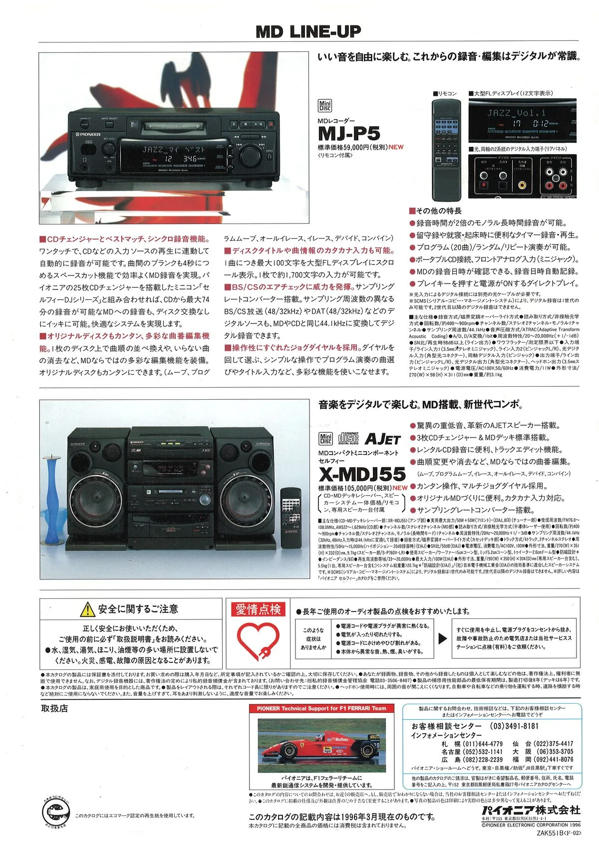 PIONEER MD Line-Up — 4