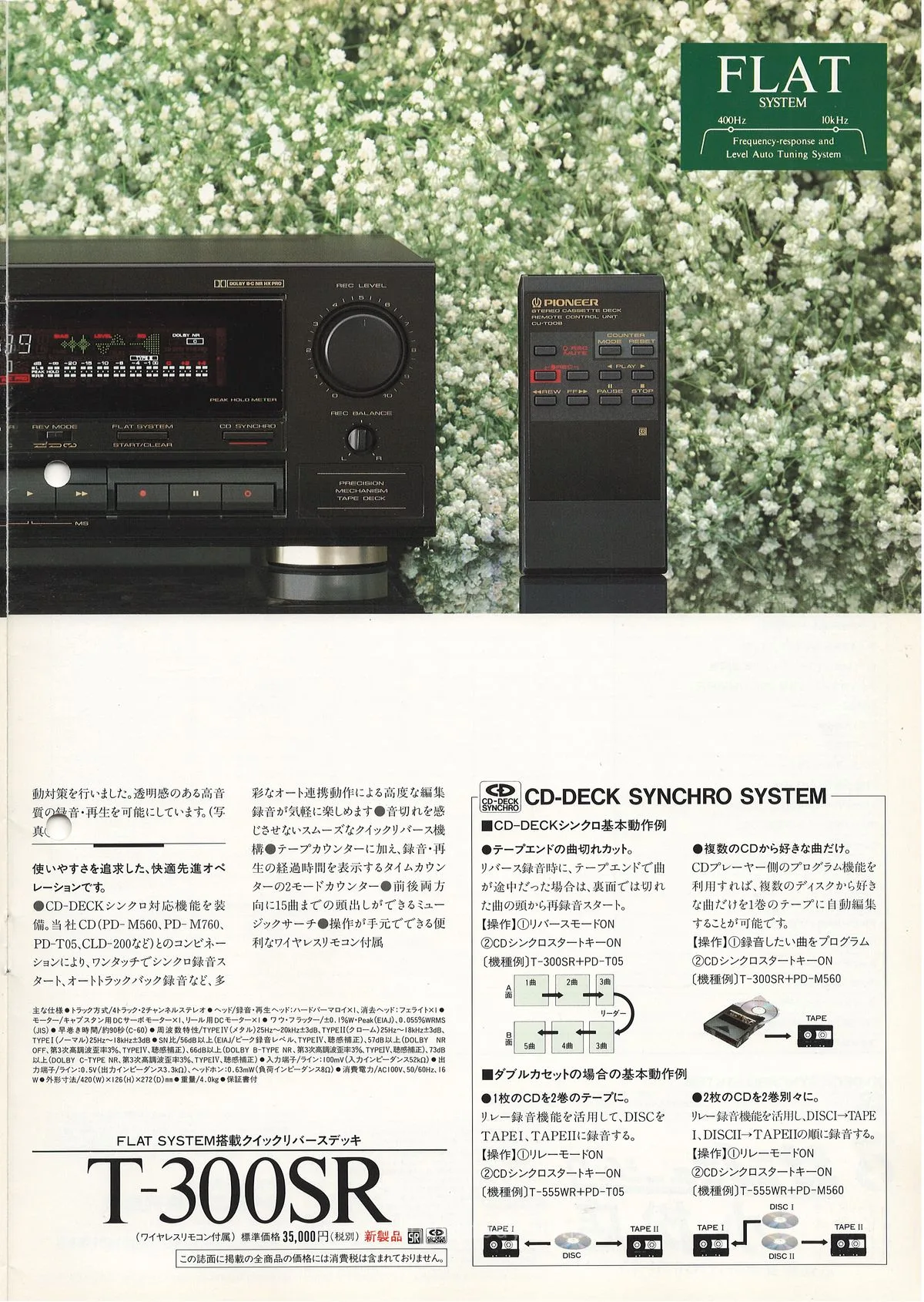 PIONEER Tape Decks — extra 10