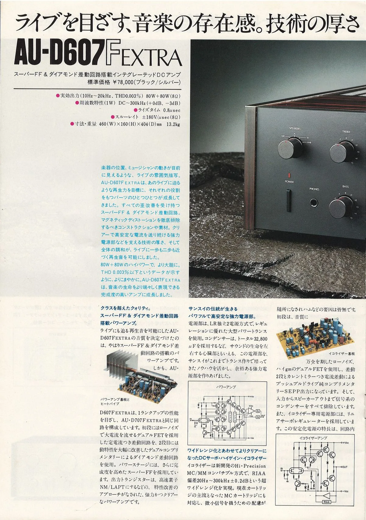 SANSUI AU-F EXTRA Series — extra 10