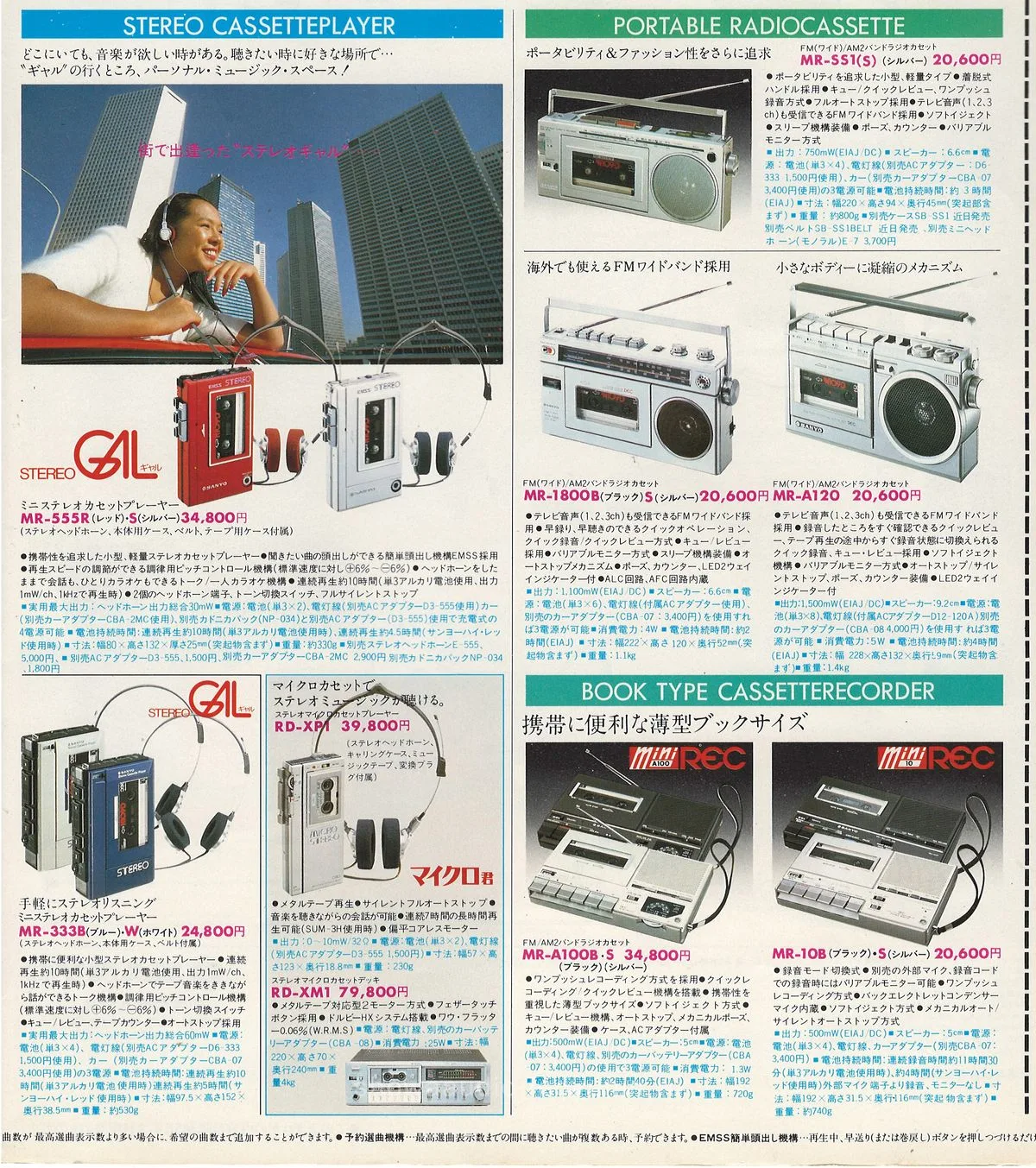 SANYO Tape Recorders & Radios, March 1981 — доп. 9