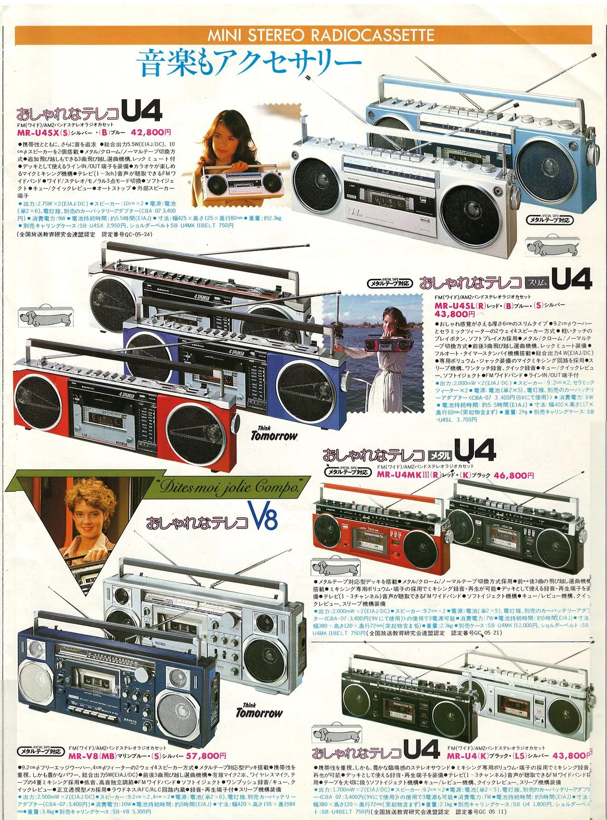 SANYO All Products Catalogue '81/11 — доп. 6