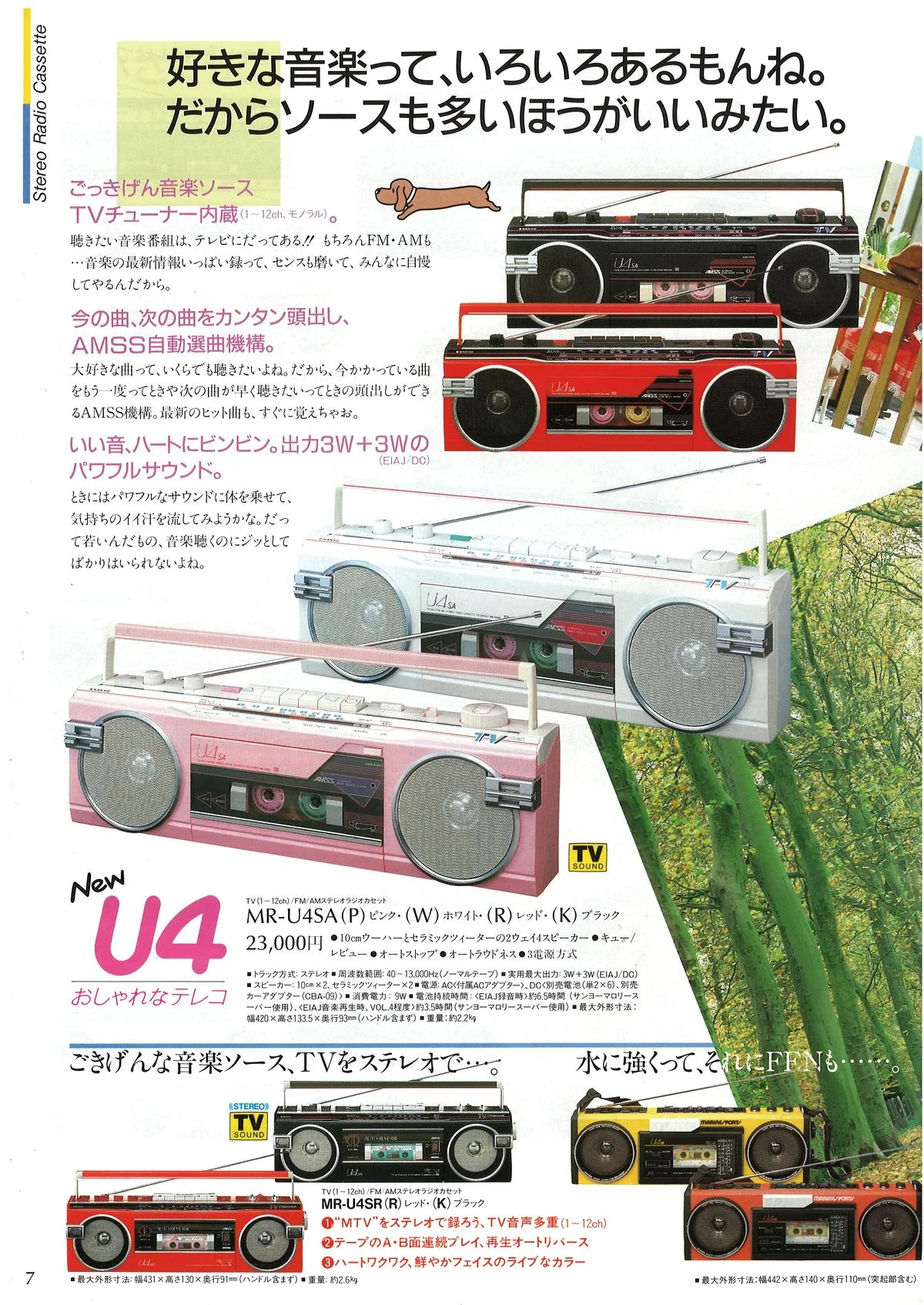 SANYO General Catalog, November 1985 — 8