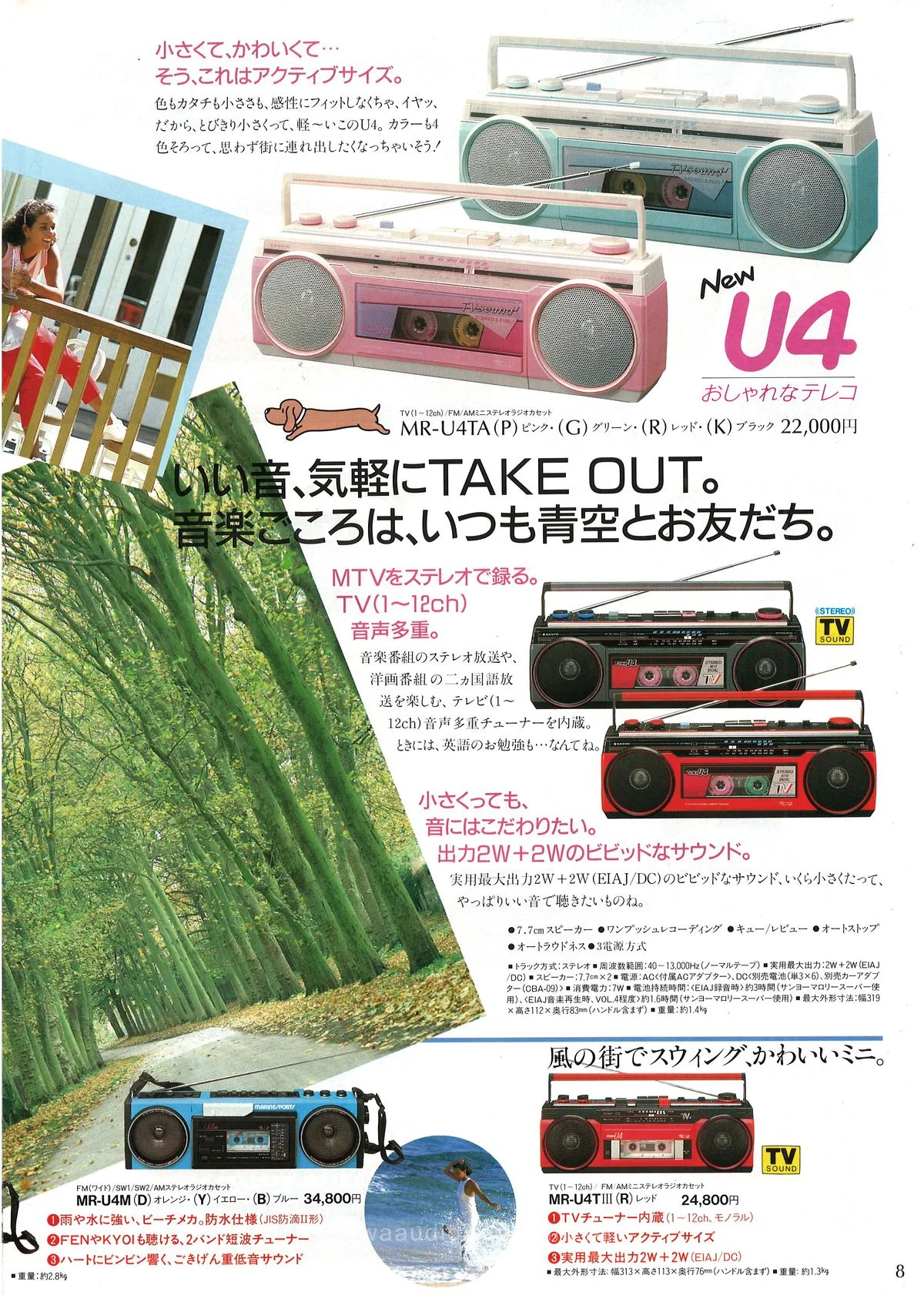 SANYO General Catalog, November 1985 — 9
