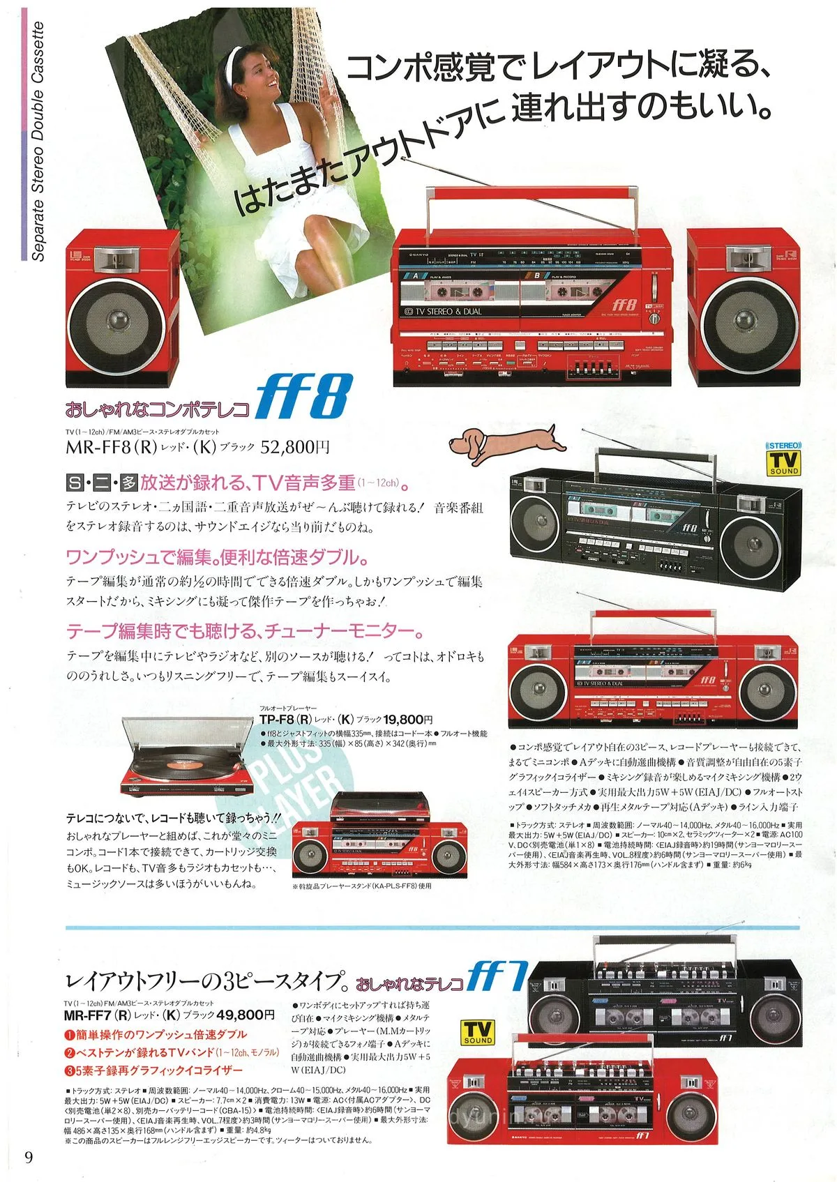 SANYO General Catalog, November 1985 — 10