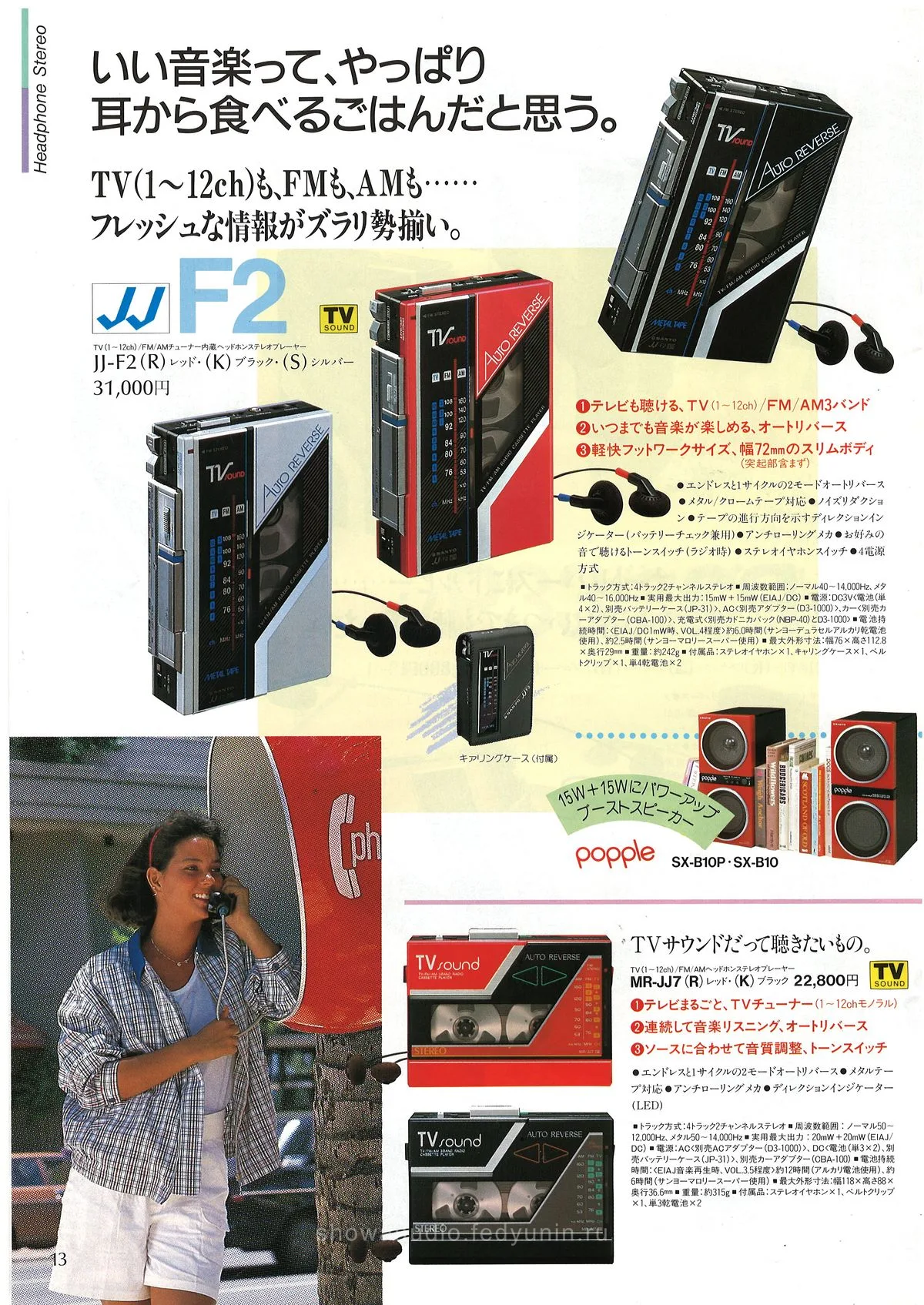 SANYO General Catalog, November 1985 — 14