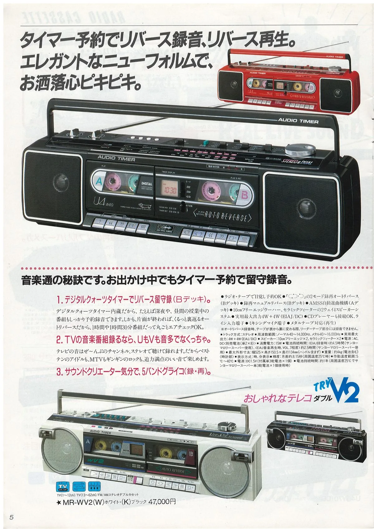SANYO General Catalog, October 1986 — 6