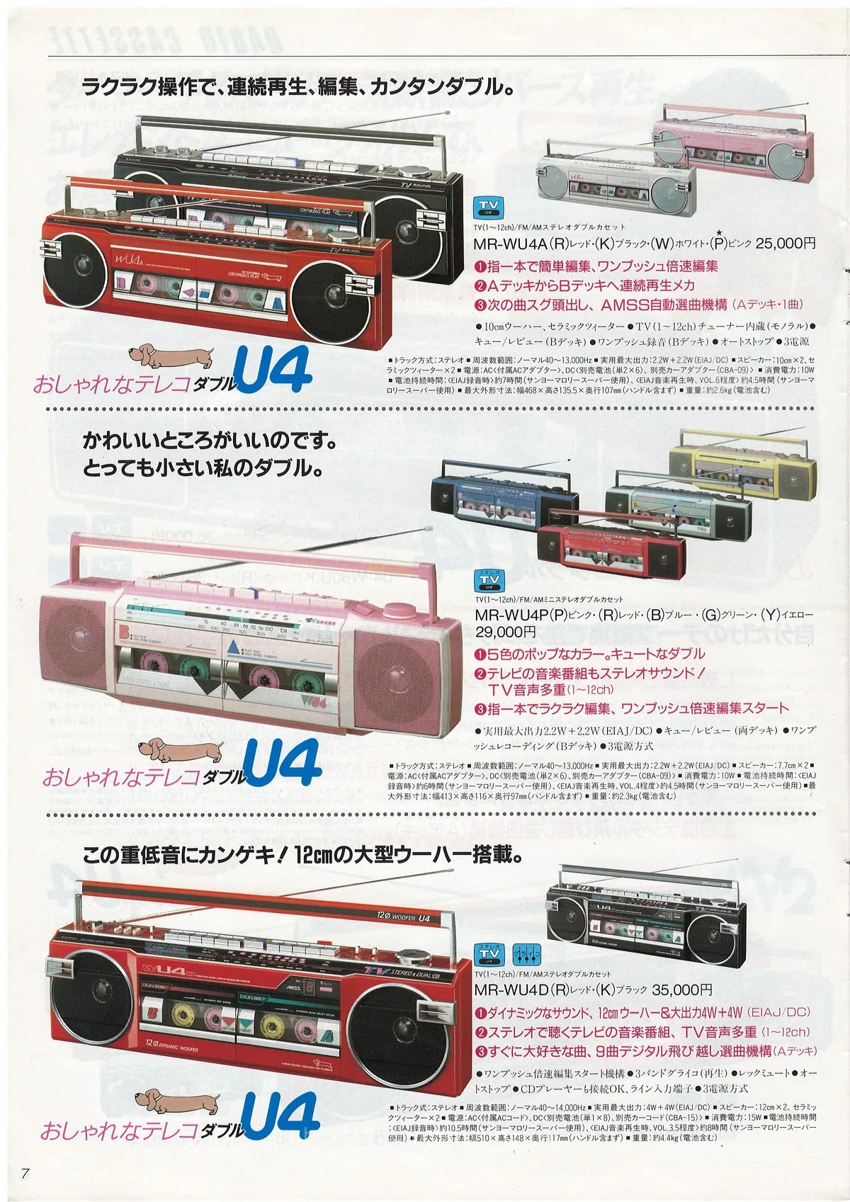 SANYO General Catalog, October 1986 — 8