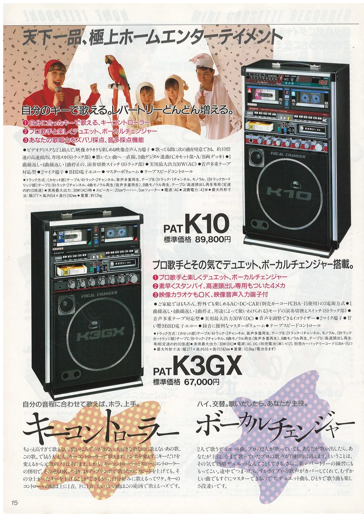 SANYO General Catalog, December 1986 — 16