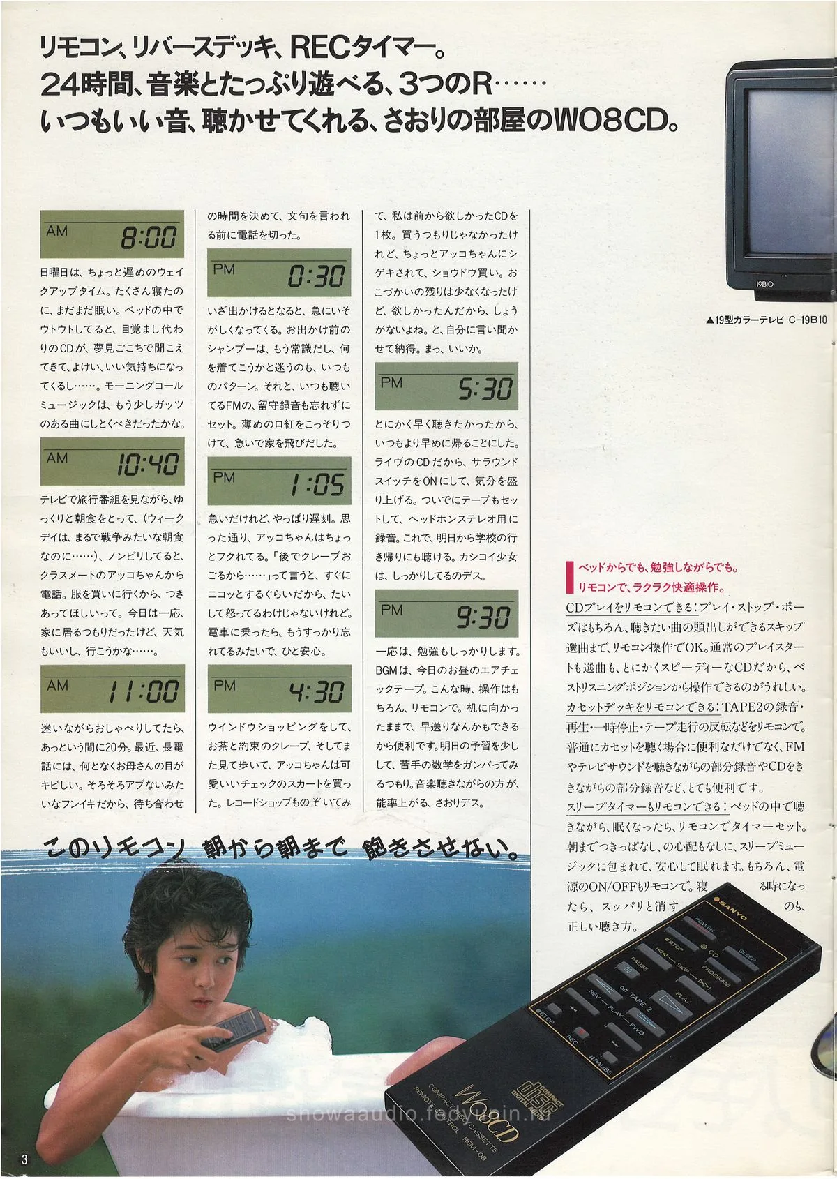 SANYO Audio System March 1987 — доп. 3