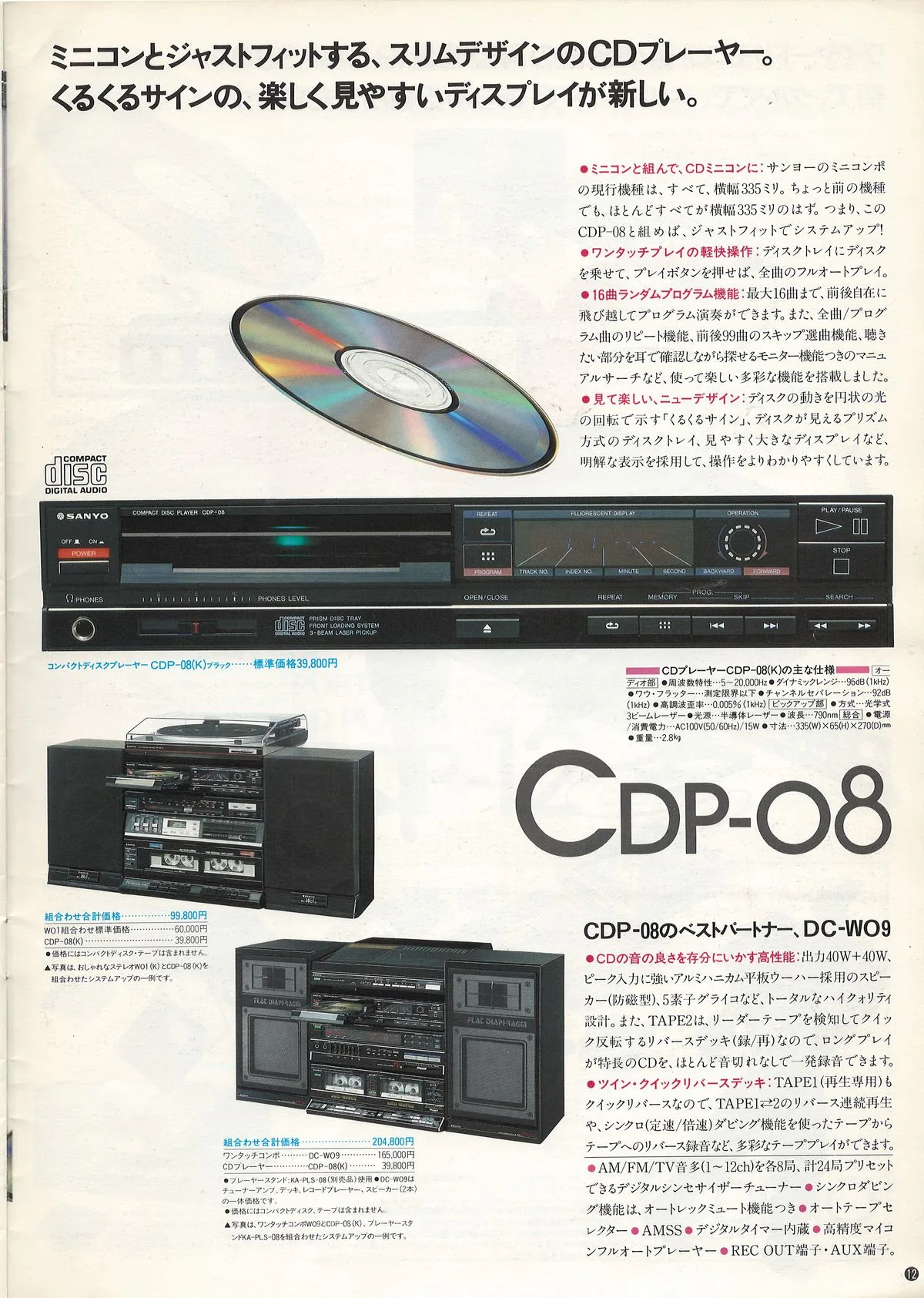 SANYO Audio System March 1987 — доп. 12