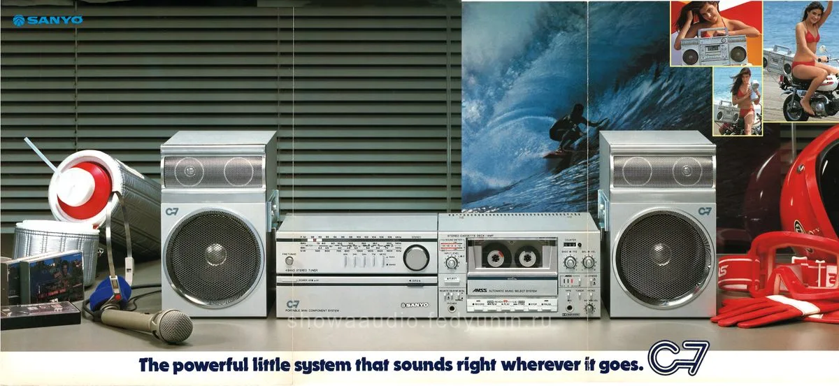 SANYO C7 Portable Mini Component System — 2