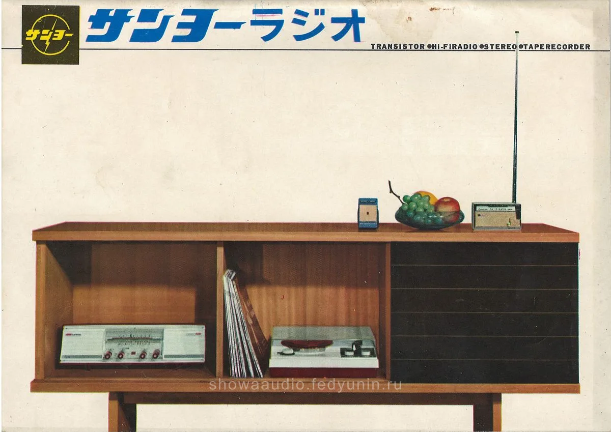 SANYO Transistor Radio 1960 — обложка