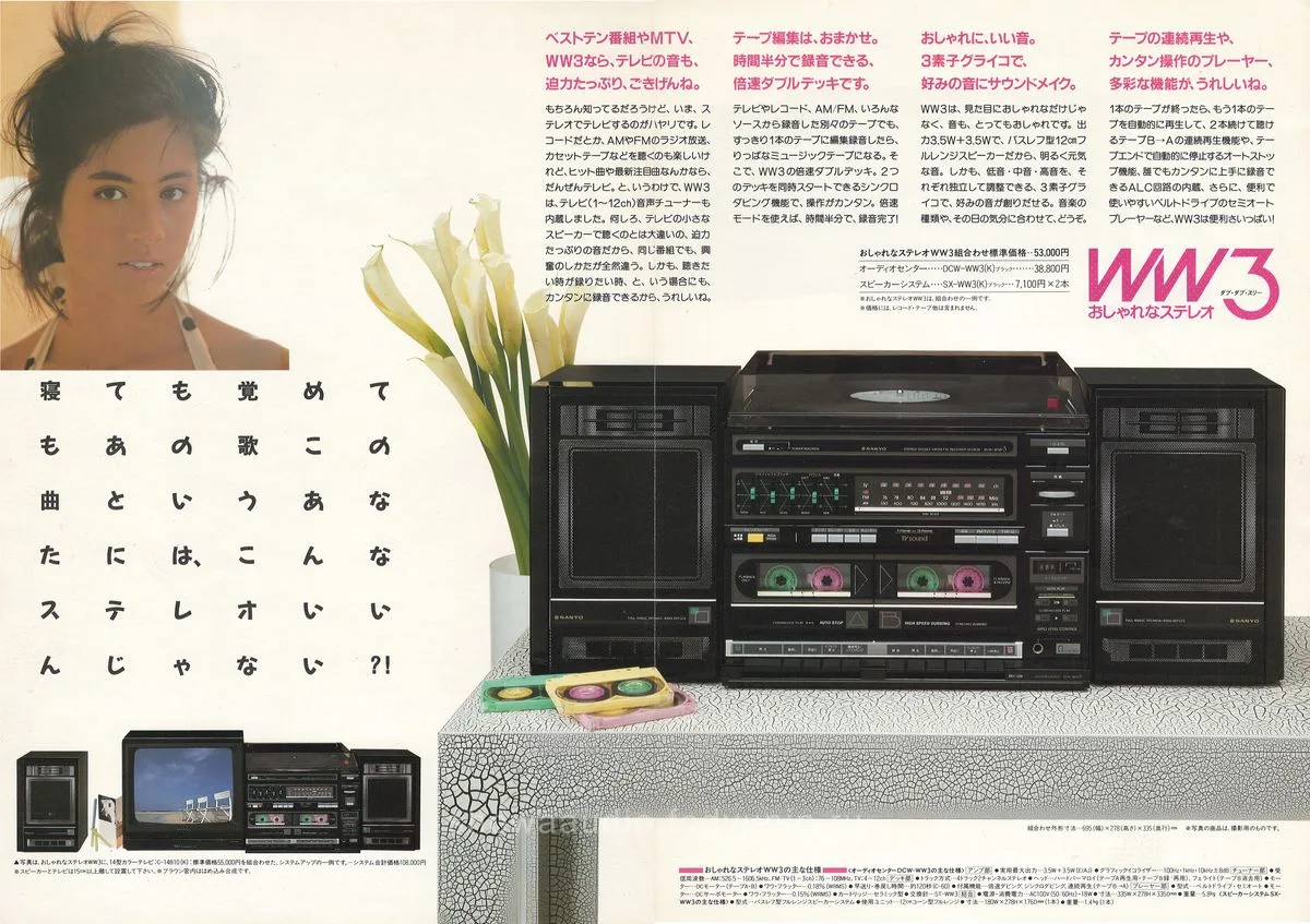 SANYO WW3, September 1986 — 2