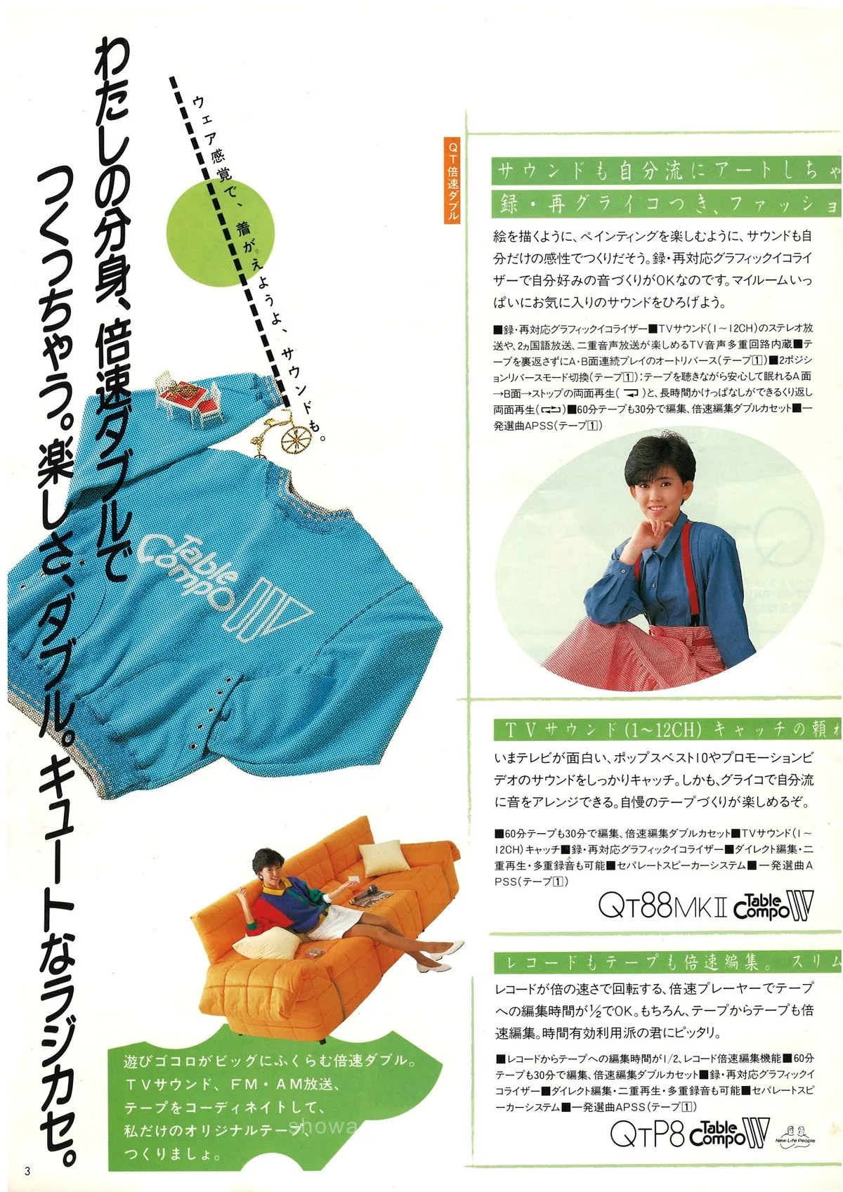 SHARP Boombox and Headphone Stereo March 1985 — 4