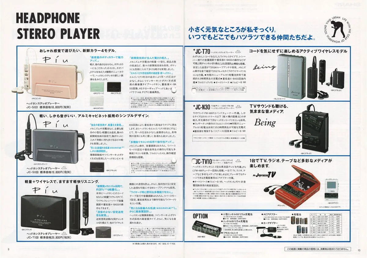 SHARP CD and Cassette Catalog, July 1990 — 6