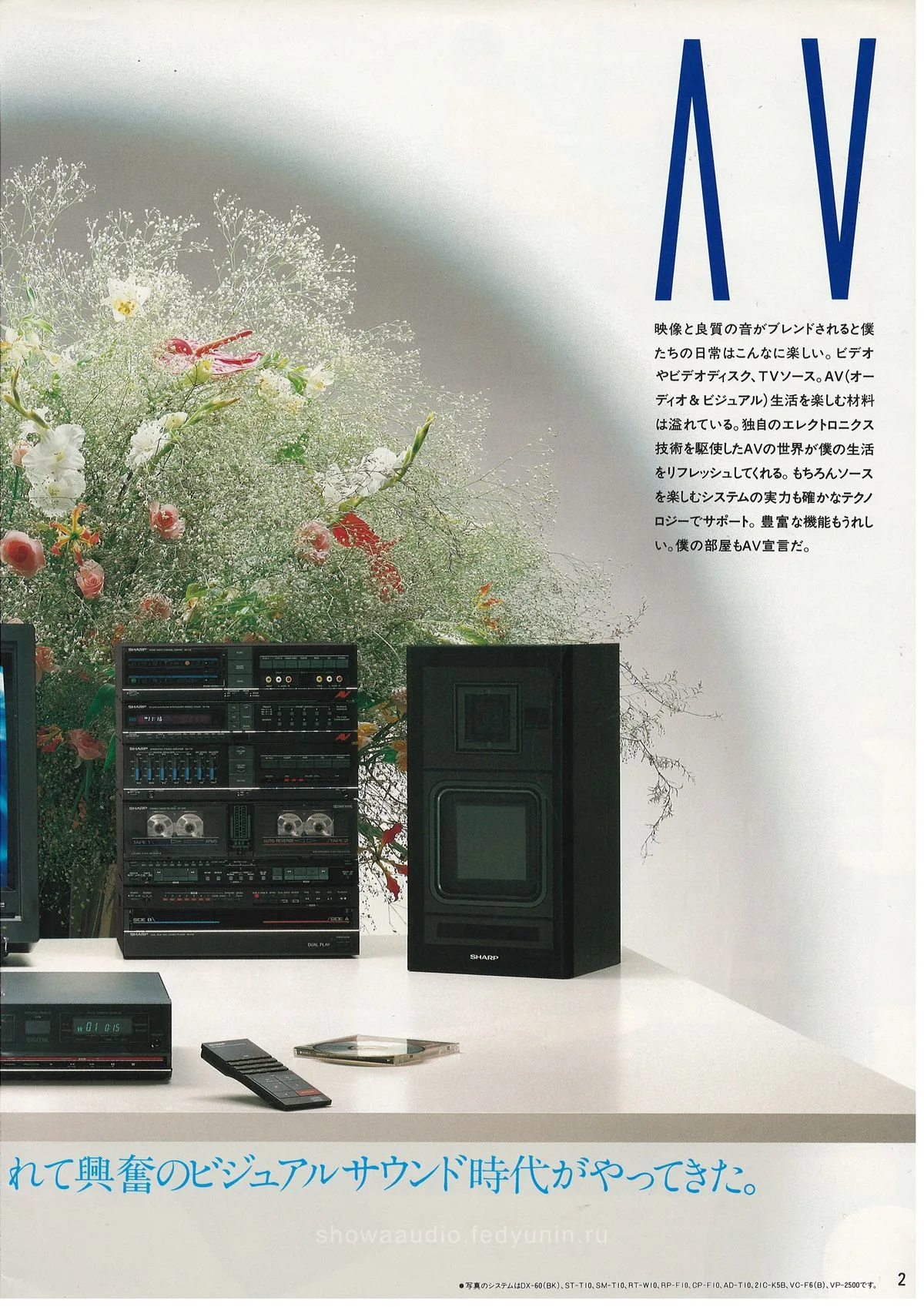 SHARP Compact Stereo Systems, October 1985 — доп. 2