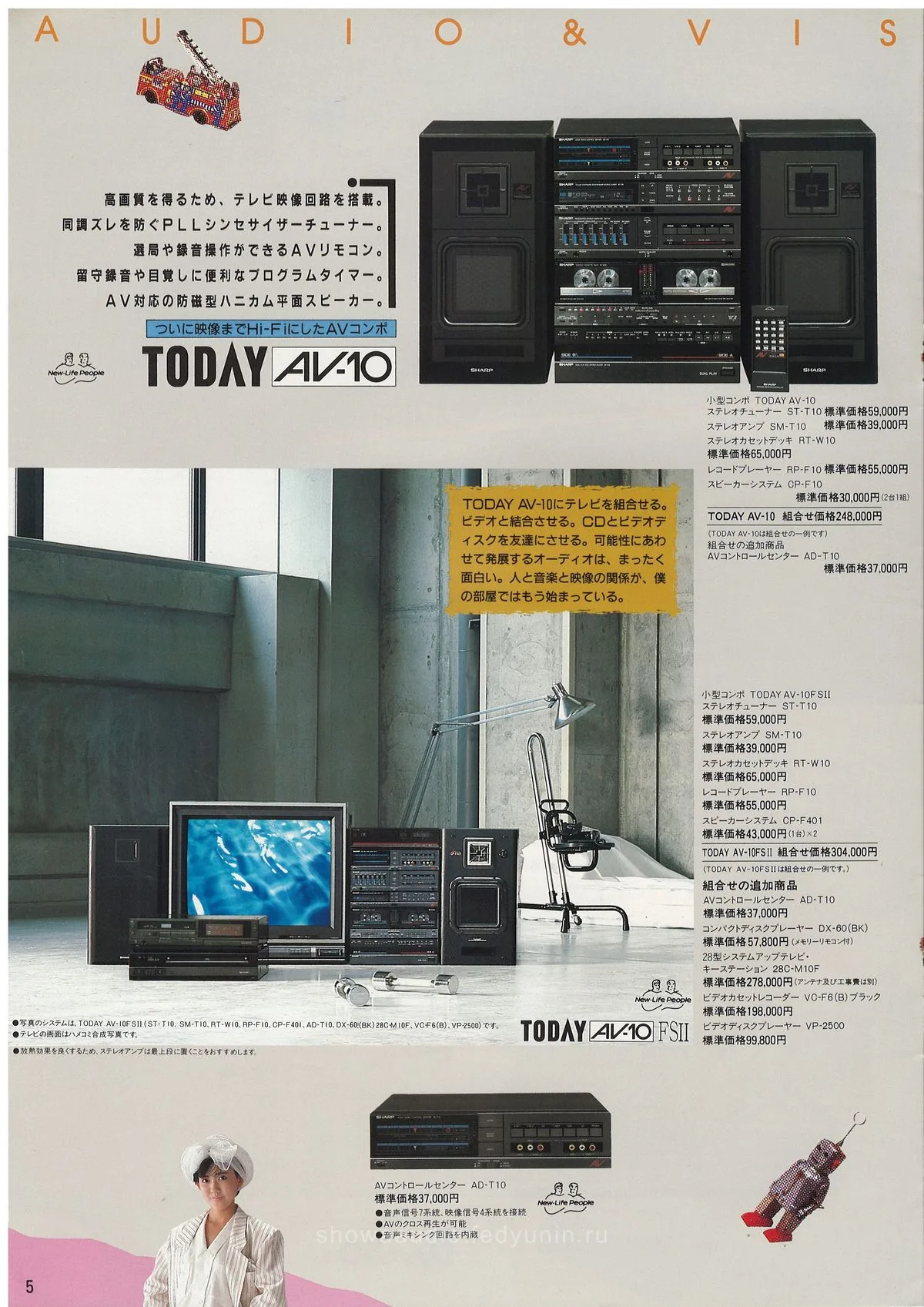 SHARP Compact Stereo Systems, October 1985 — доп. 5