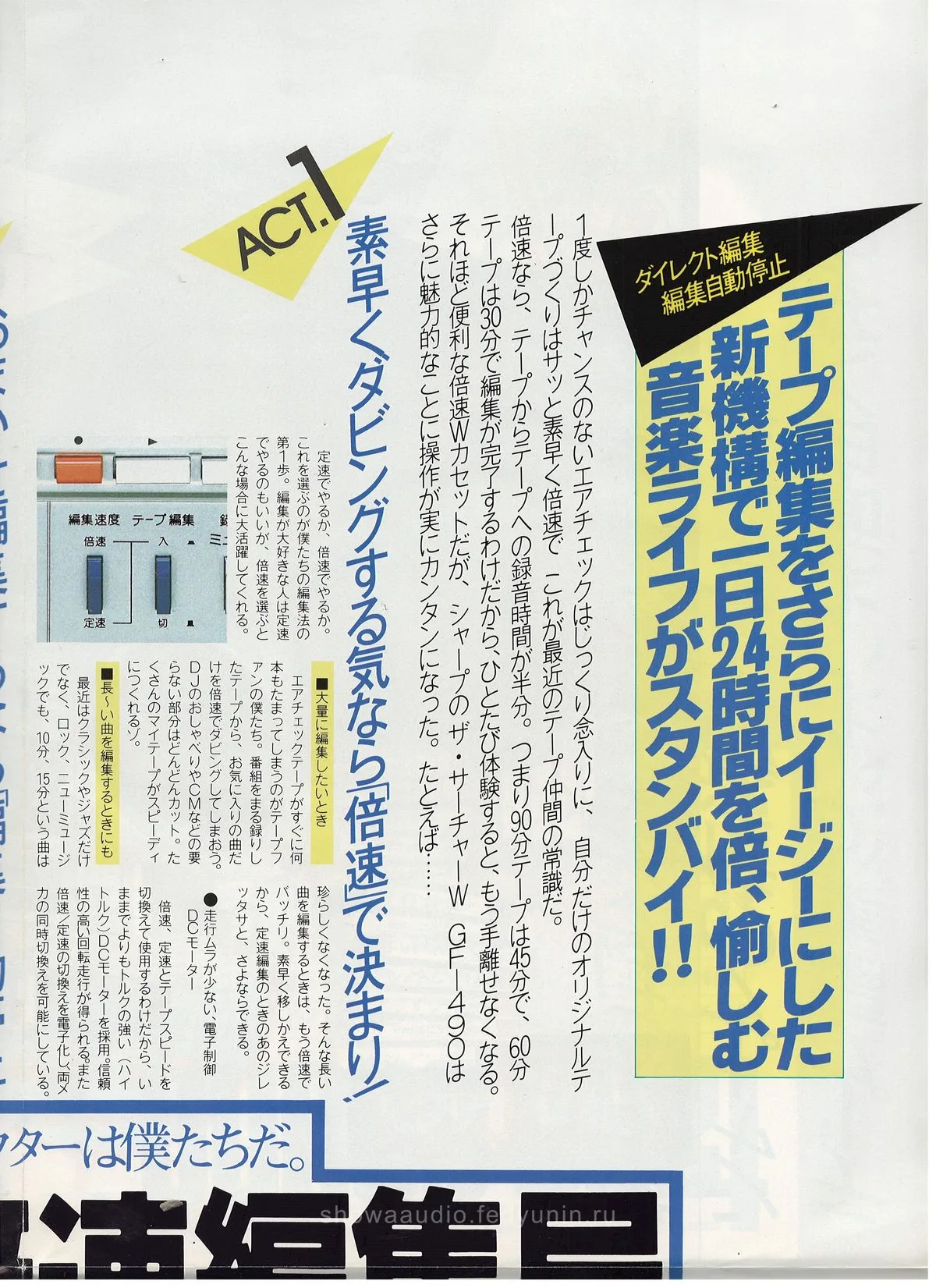 SHARP GF-490 Searcher W July 1982 — 4