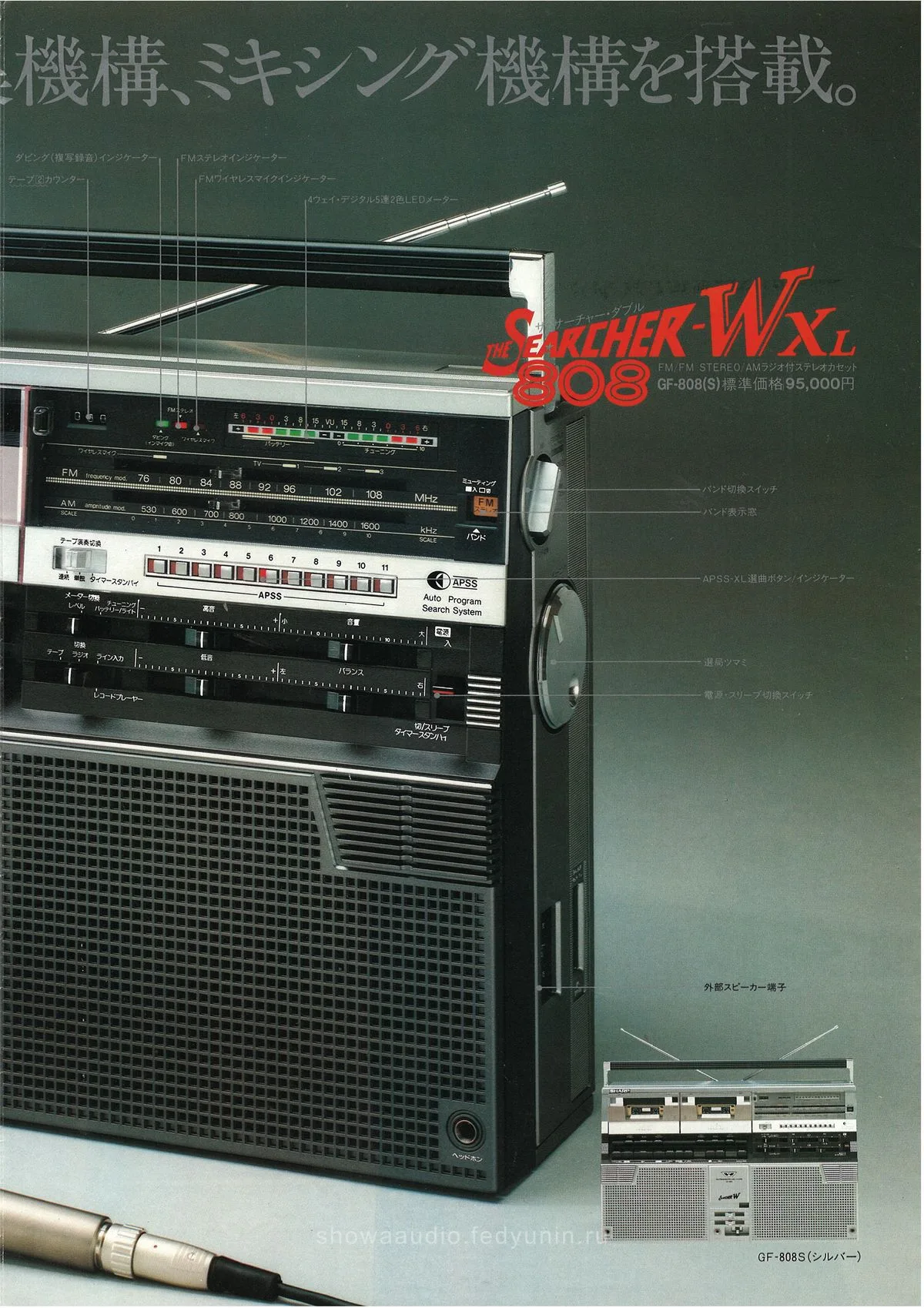 SHARP GF-808 Searcher-WXL, August 1979 — extra 3