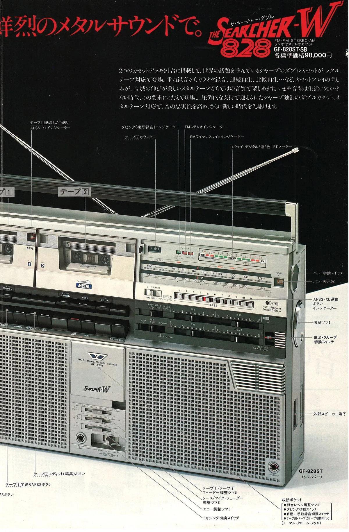 SHARP GF-828 The Searcher W, June 1980 — доп. 2