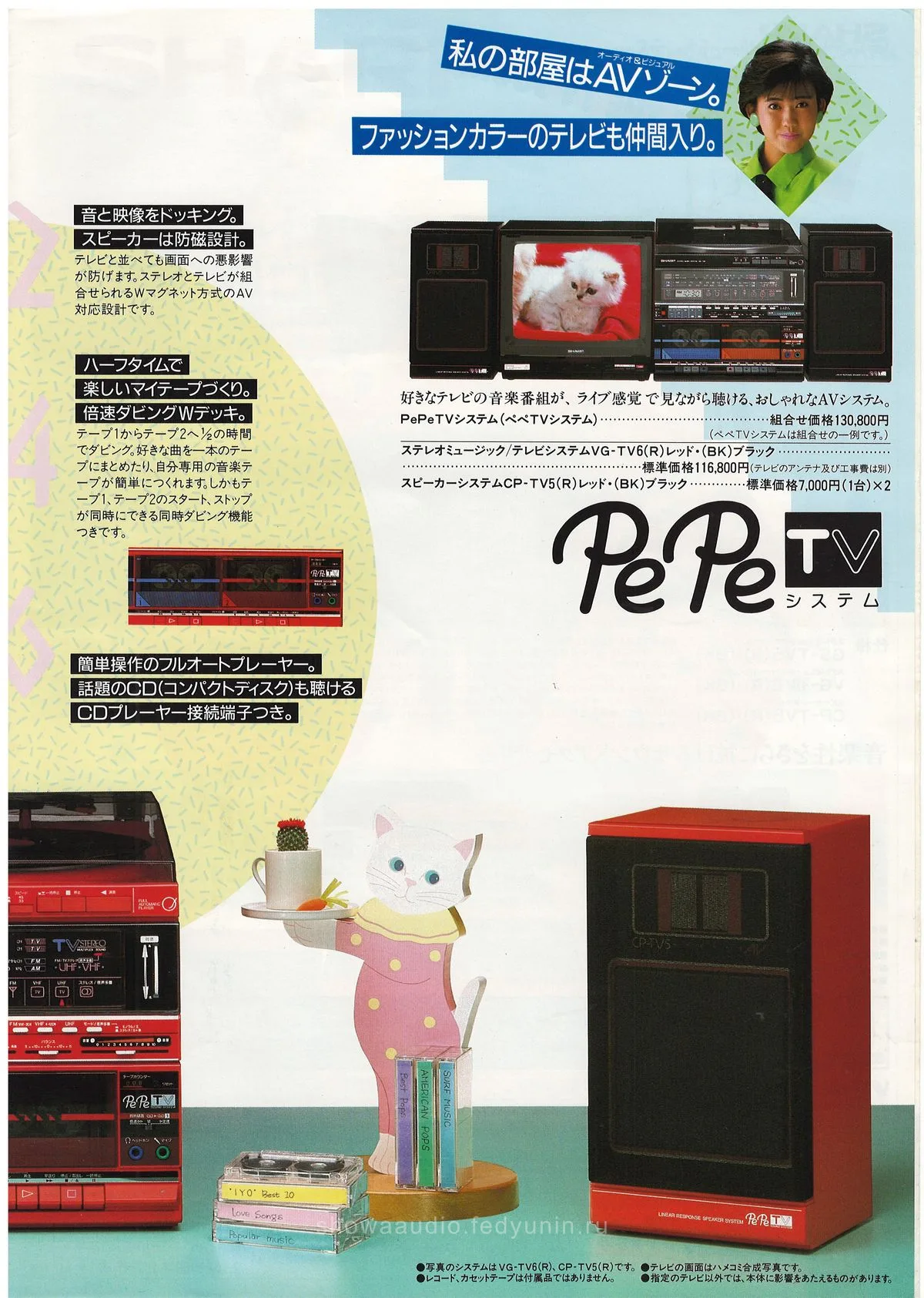SHARP PePe TV, August 1985 — extra 2