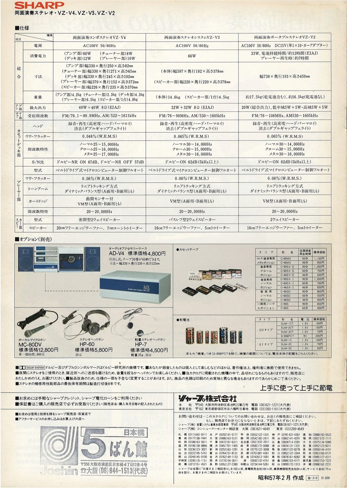 SHARP Auto Disc VZ-V4 — 5