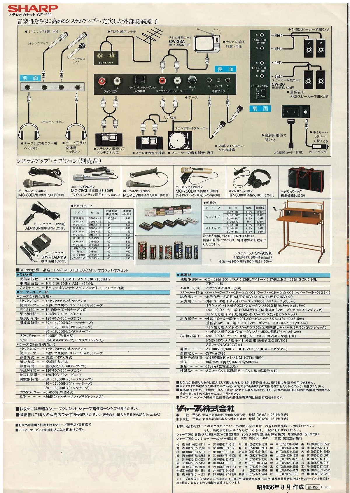 SHARP Searcher W GF-999 — 4