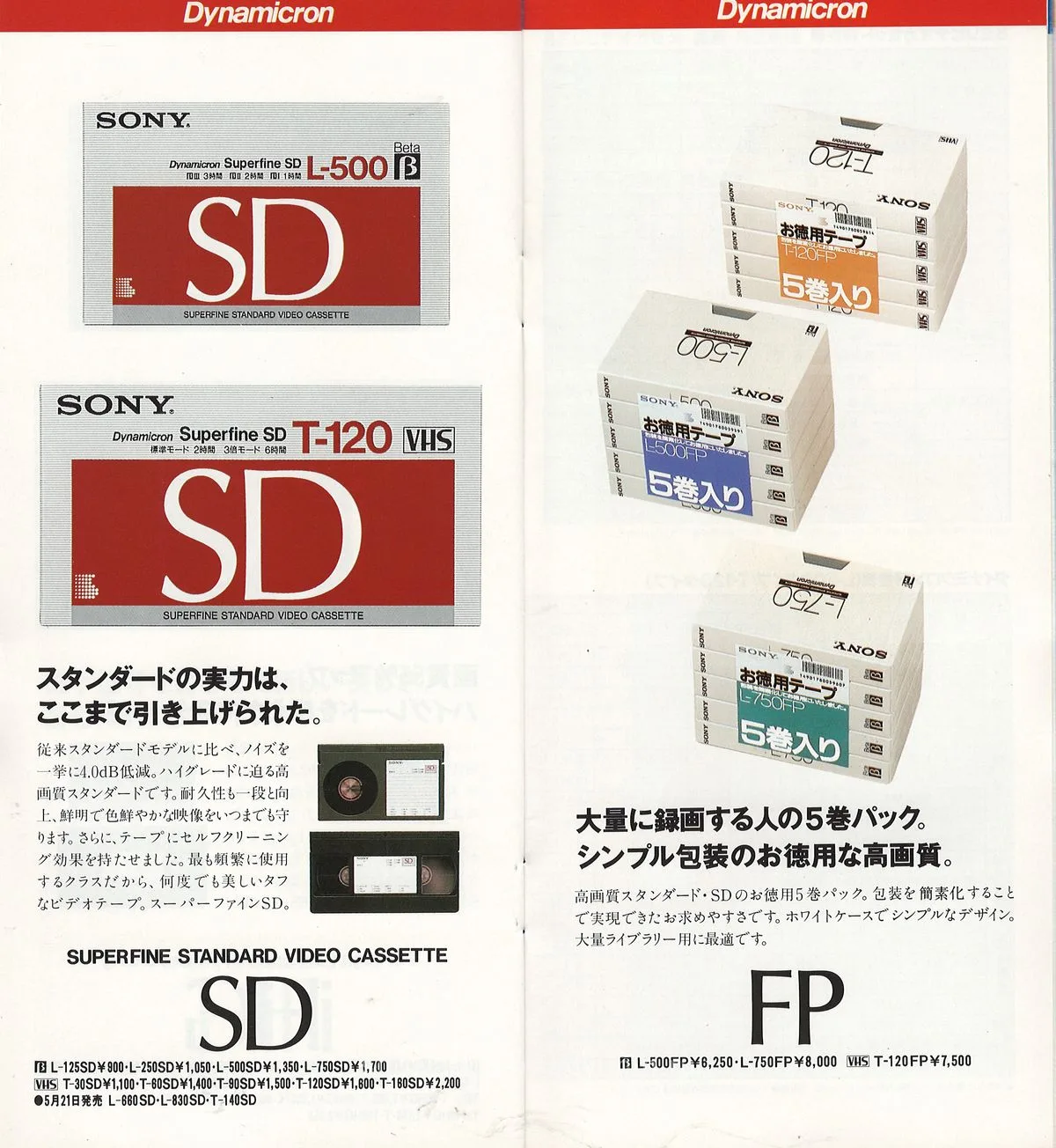 Sony Audio & Video Cassette April 1987 — 15